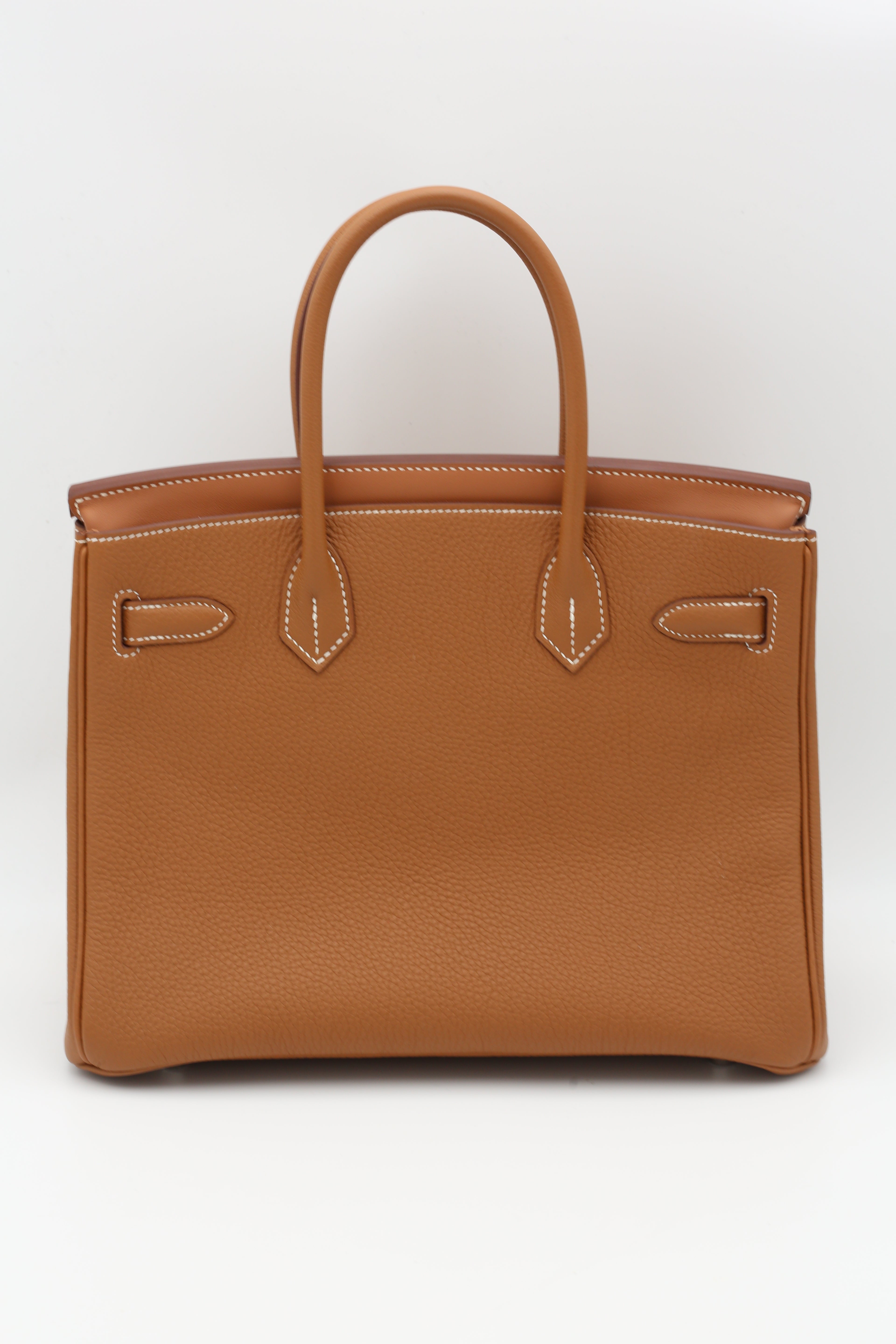 HERMÈS BIRKIN30 GOLD TOGO SILVER HARDWARE U STAMP
