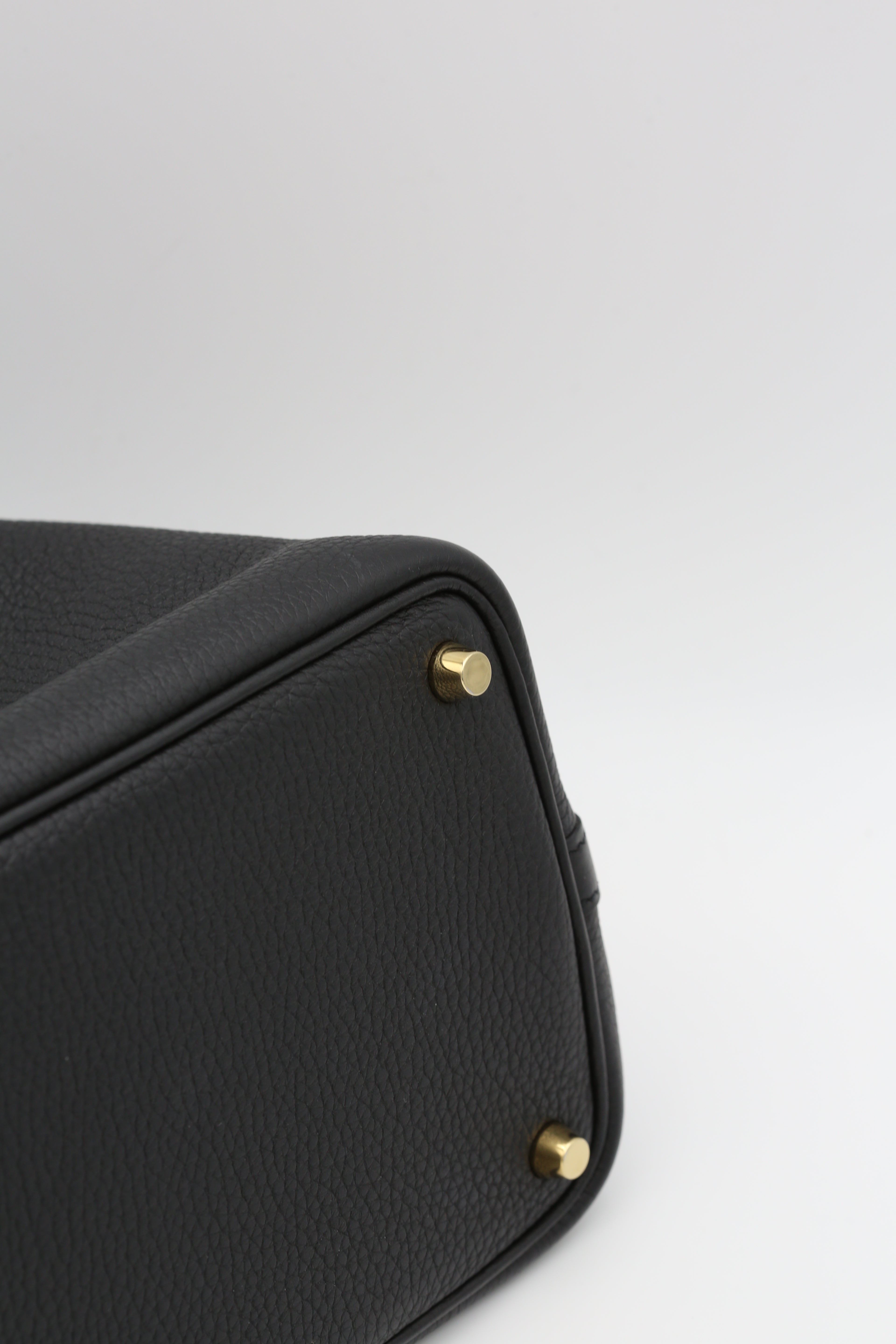 HERMÈS PICOTIN18 NOIR TC GOLD HARDWARE Z STAMP