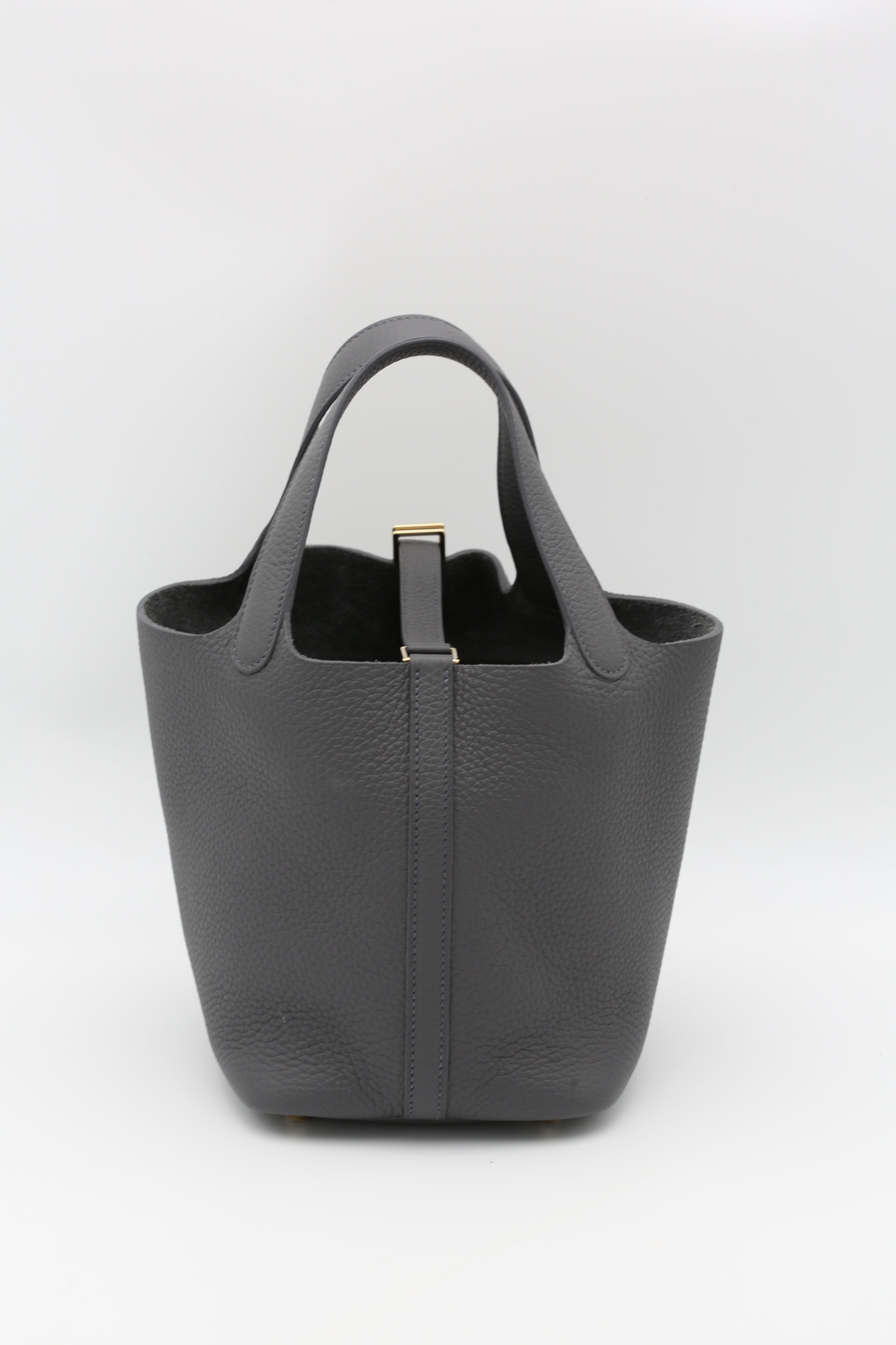 HERMÈS PICOTIN18 ARDOISE TC GOLD HARDWARE W STAMP