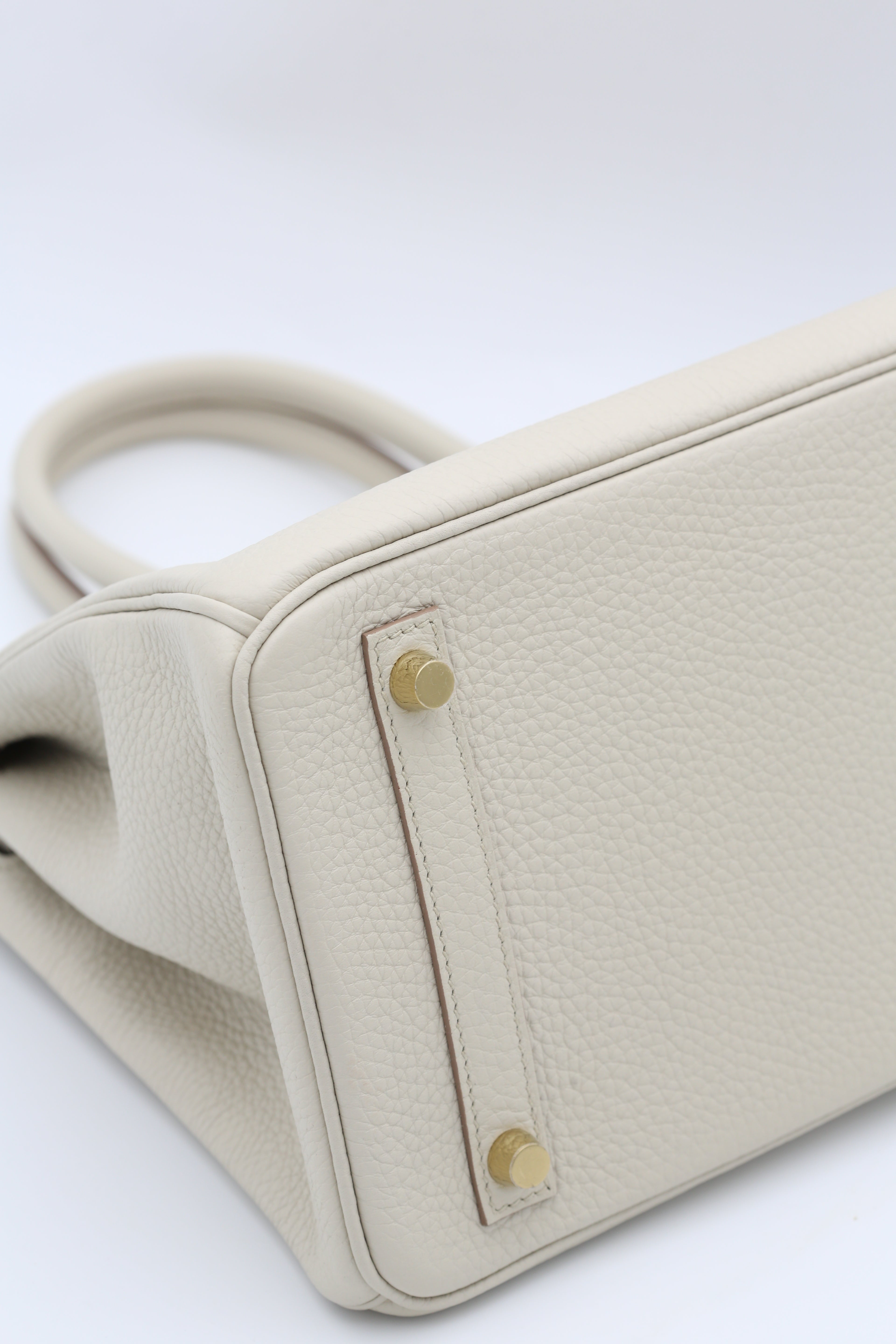 HERMÈS BIRKIN30 8L BETON TOGO GOLD HARDWARE U STAMP