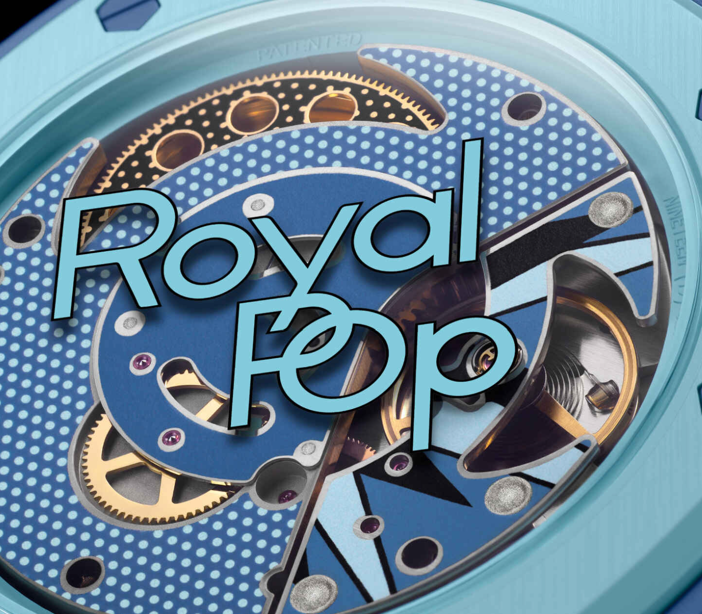SWATCH X AUDEMARS PIGUET BIOCERAMIC ROYAL POP POCKET WATCH SAVONNETTE LAN BA