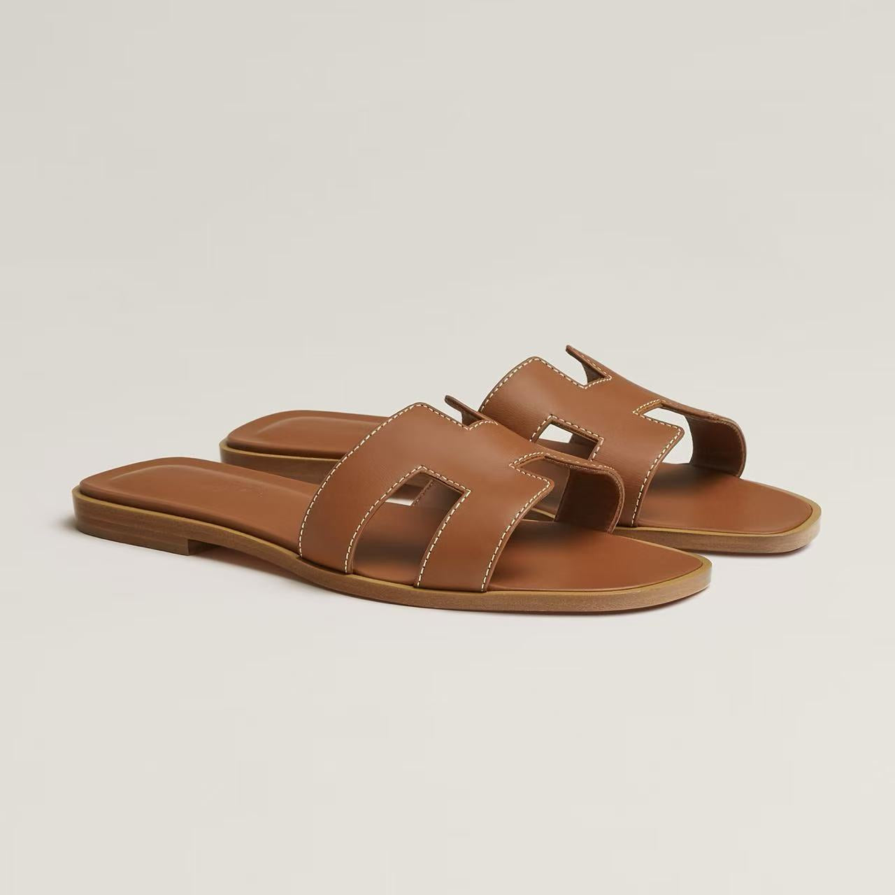 HERMÈS SANDAL BROWN 37.5