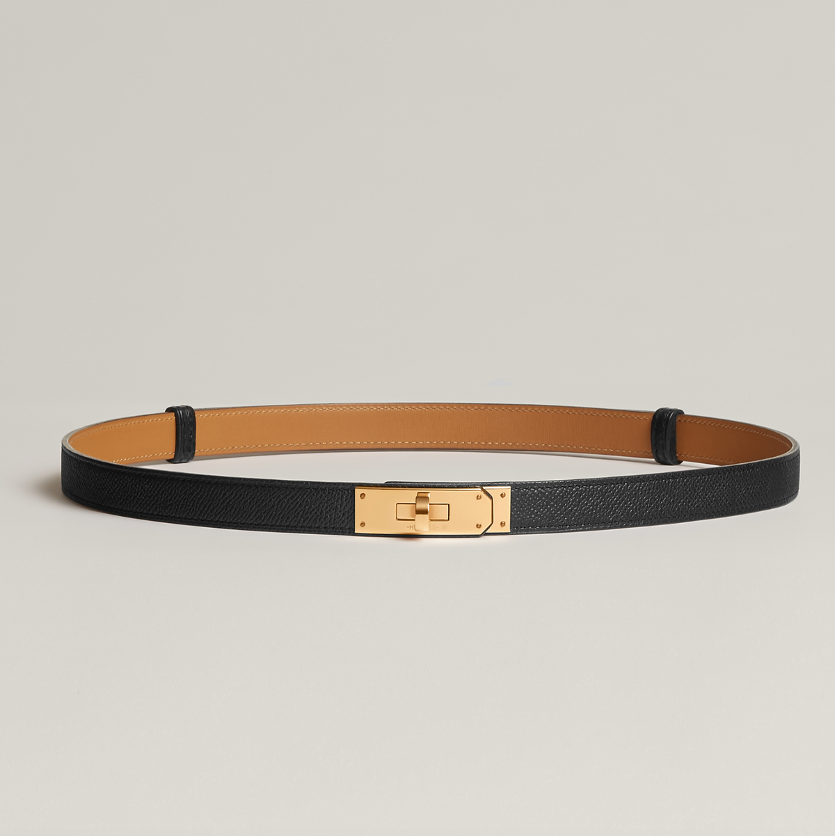 HERMÈS KELLY 18 BELT NOIR GOLD HARDWARE