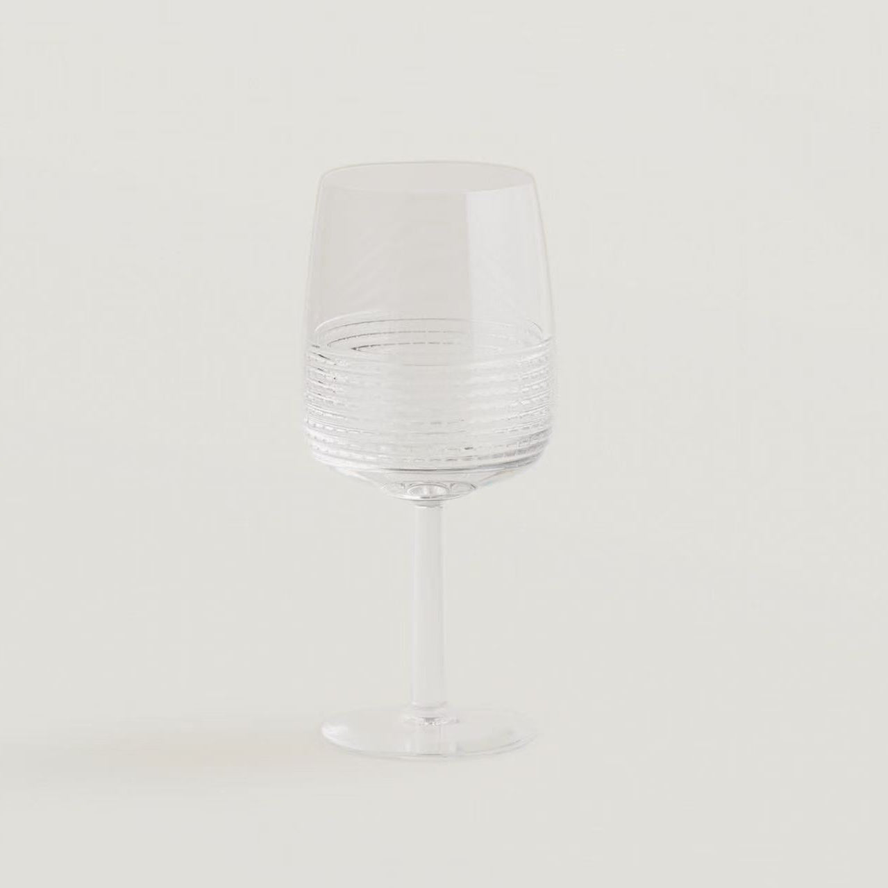HERMÈS INTERVALLE WINE GLASS CRYSTAL SETS OF TWO