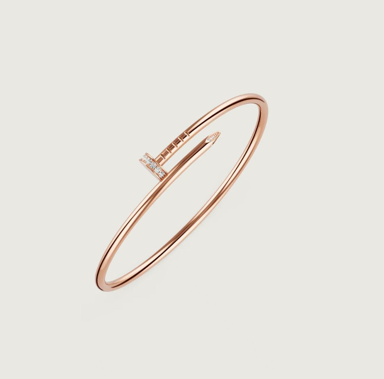 CARTIER JUSTE UN CLOU BRACELET ROSE GOLD SMALL MODEL DIAMONDS 2023