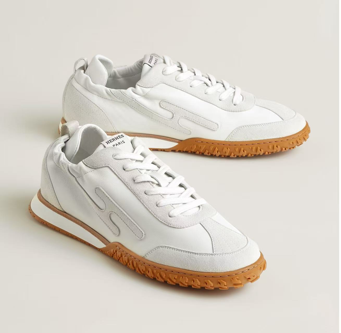 HERMÈS JET SNEAKER BLANC SIZE 36.5