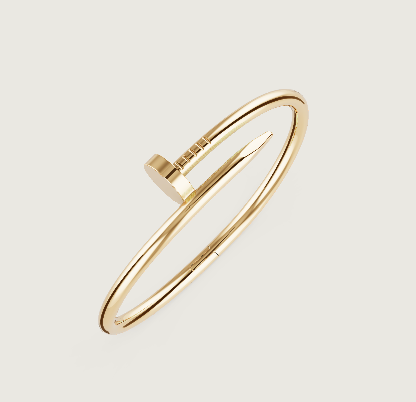 CARTIER JUSTE UN CLOU BRACELET CLASSIC MODEL 18K YELLOW GOLD SIZE 16 2026