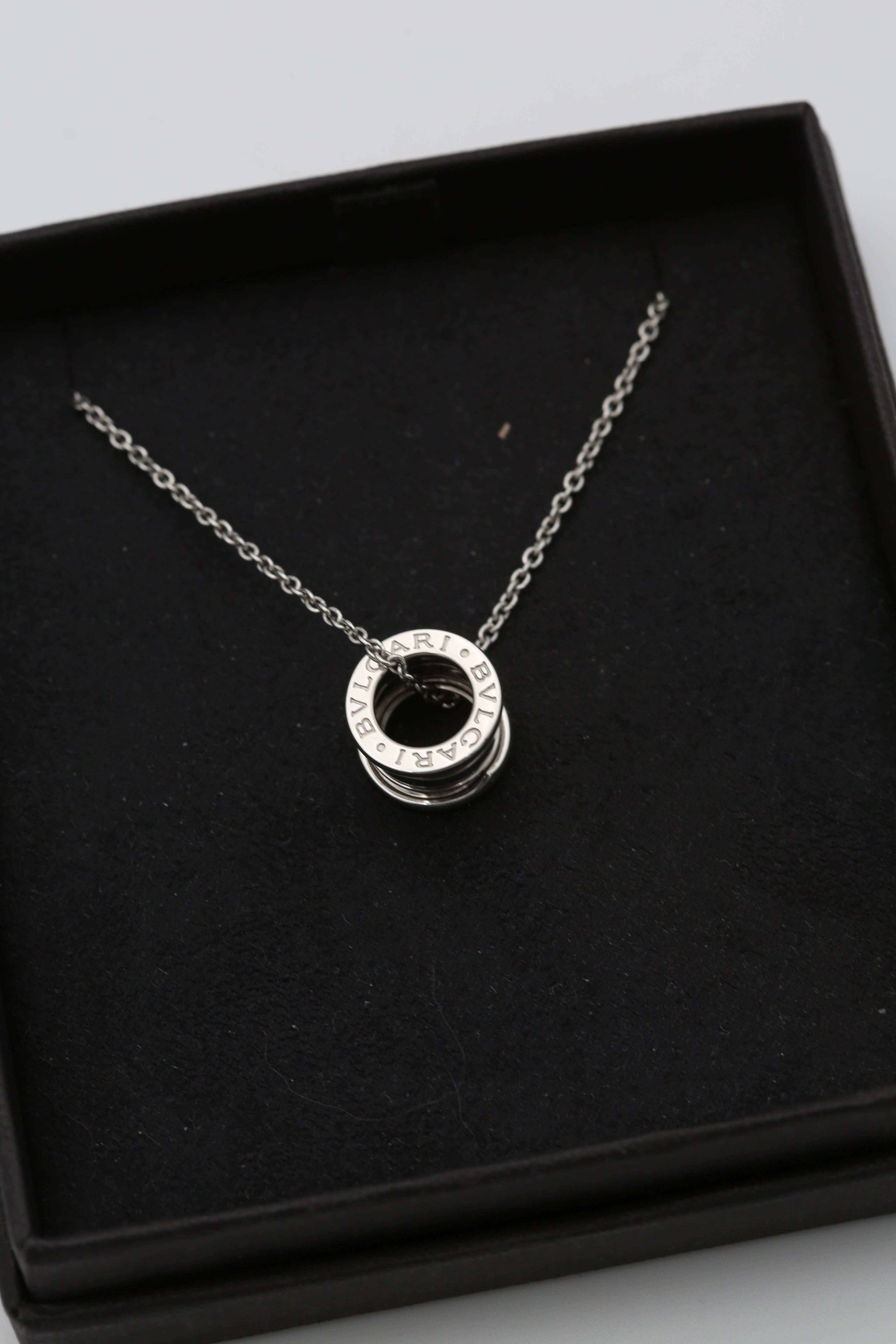 BVLGARI BZERO1 NECKLACE WHITE GOLD