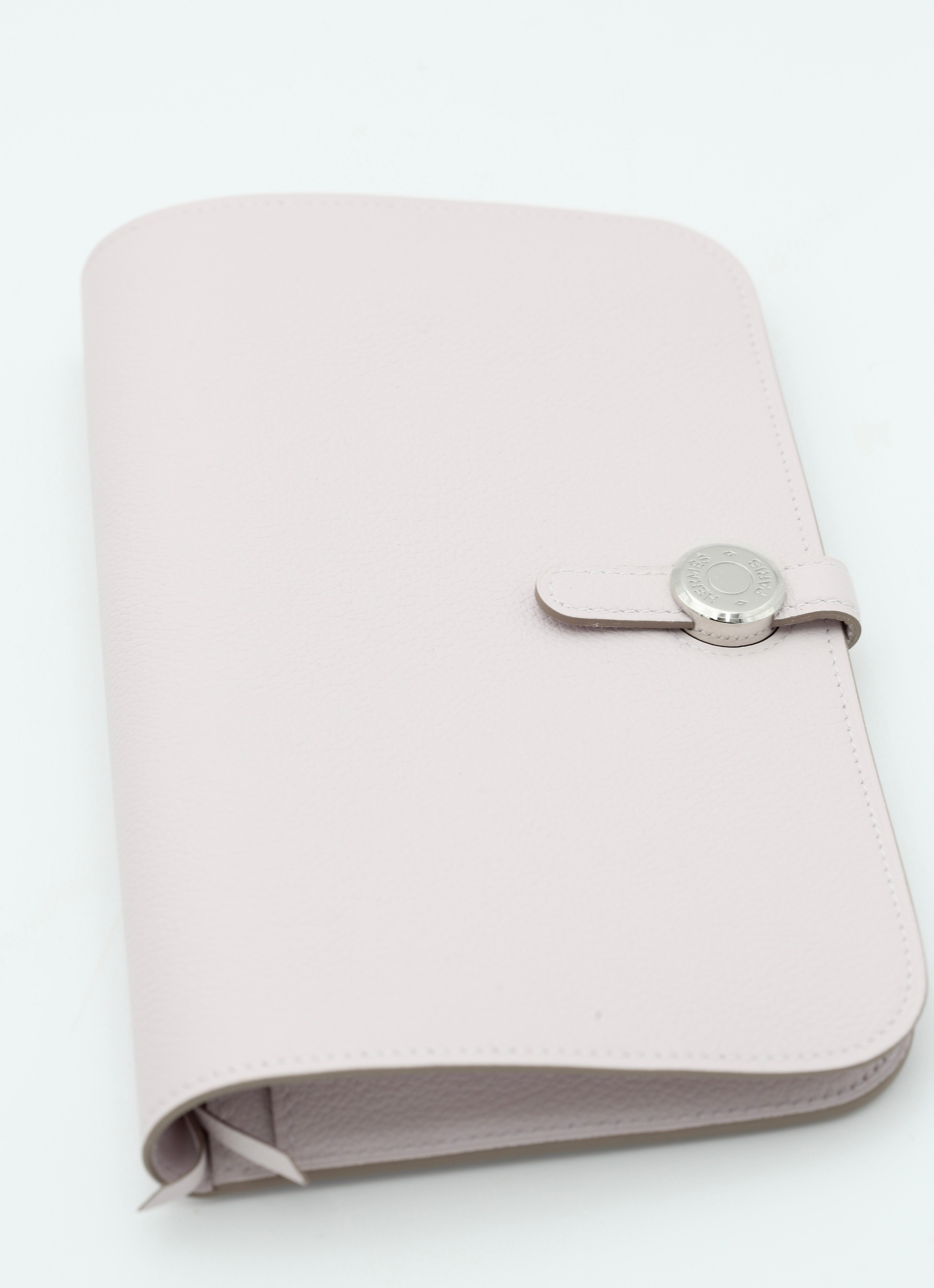 HERMÈS R.M.S. TOUTENMAIN WALLET MAUVE PALE SIZE 38