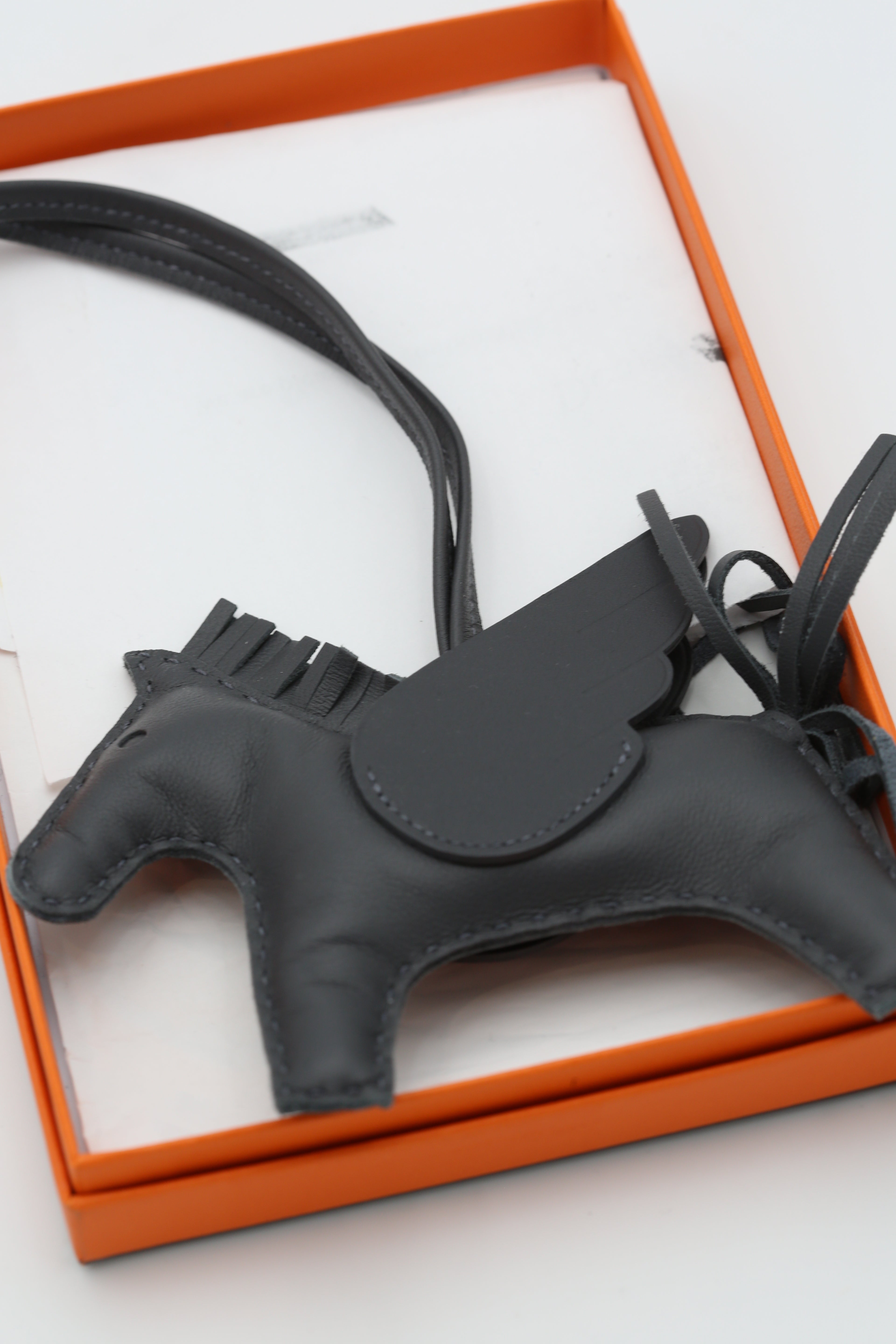 HERMÈS RODEO PEGASE PM CHARM ARDOISE LARGE