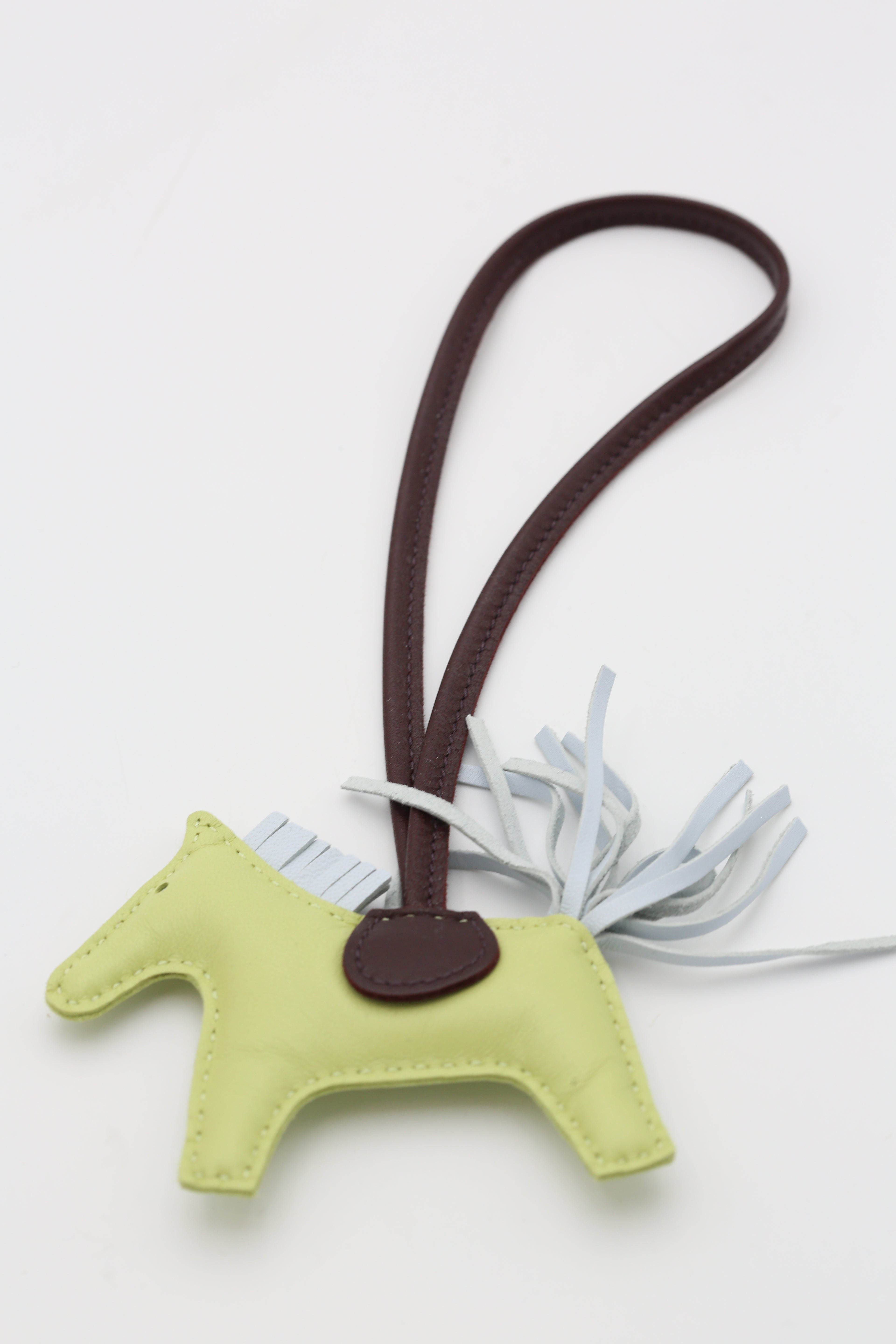 HERMÈS RODEO PM CHARM JAUNE/VERT/BLEU