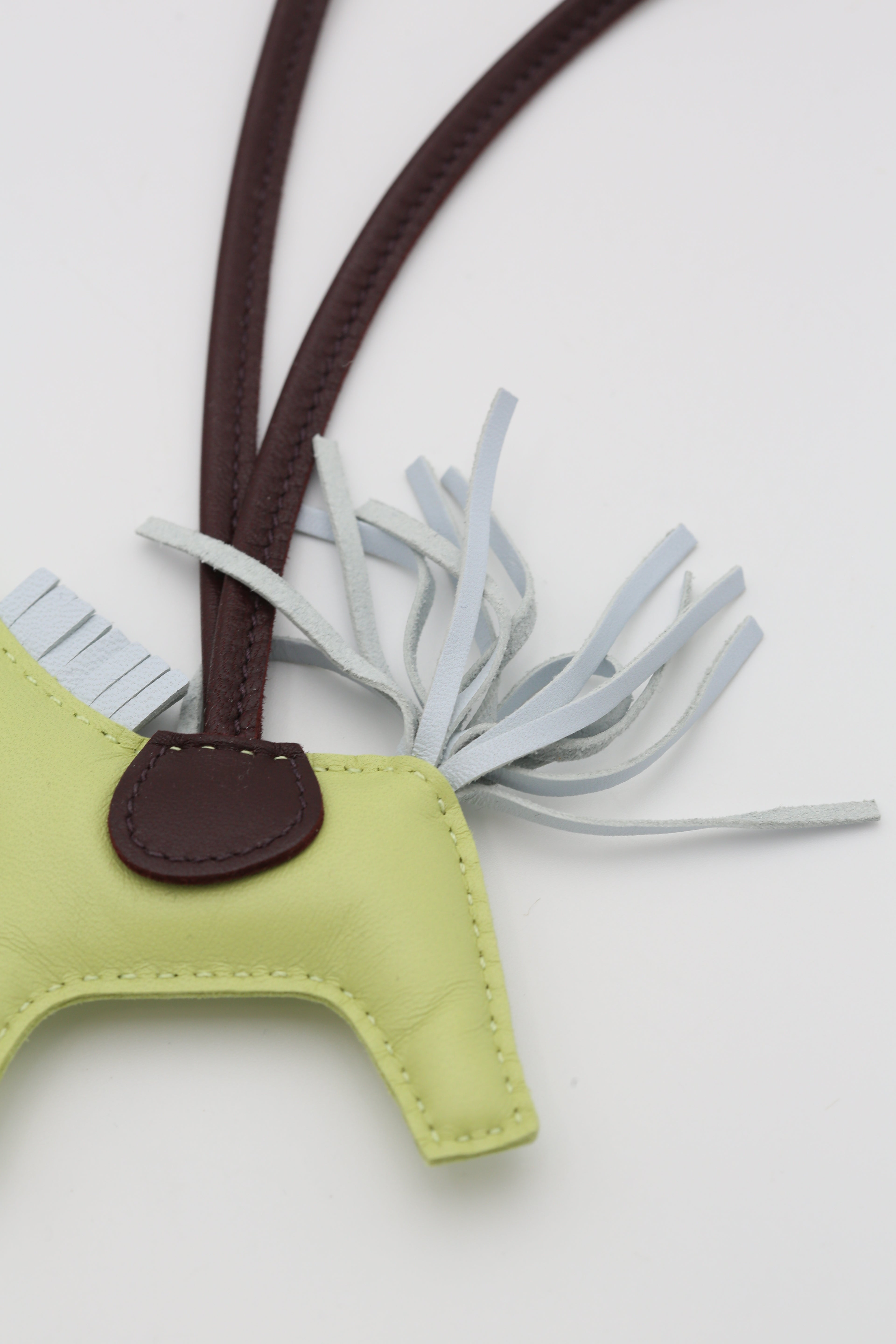 HERMÈS RODEO PM CHARM JAUNE/VERT/BLEU