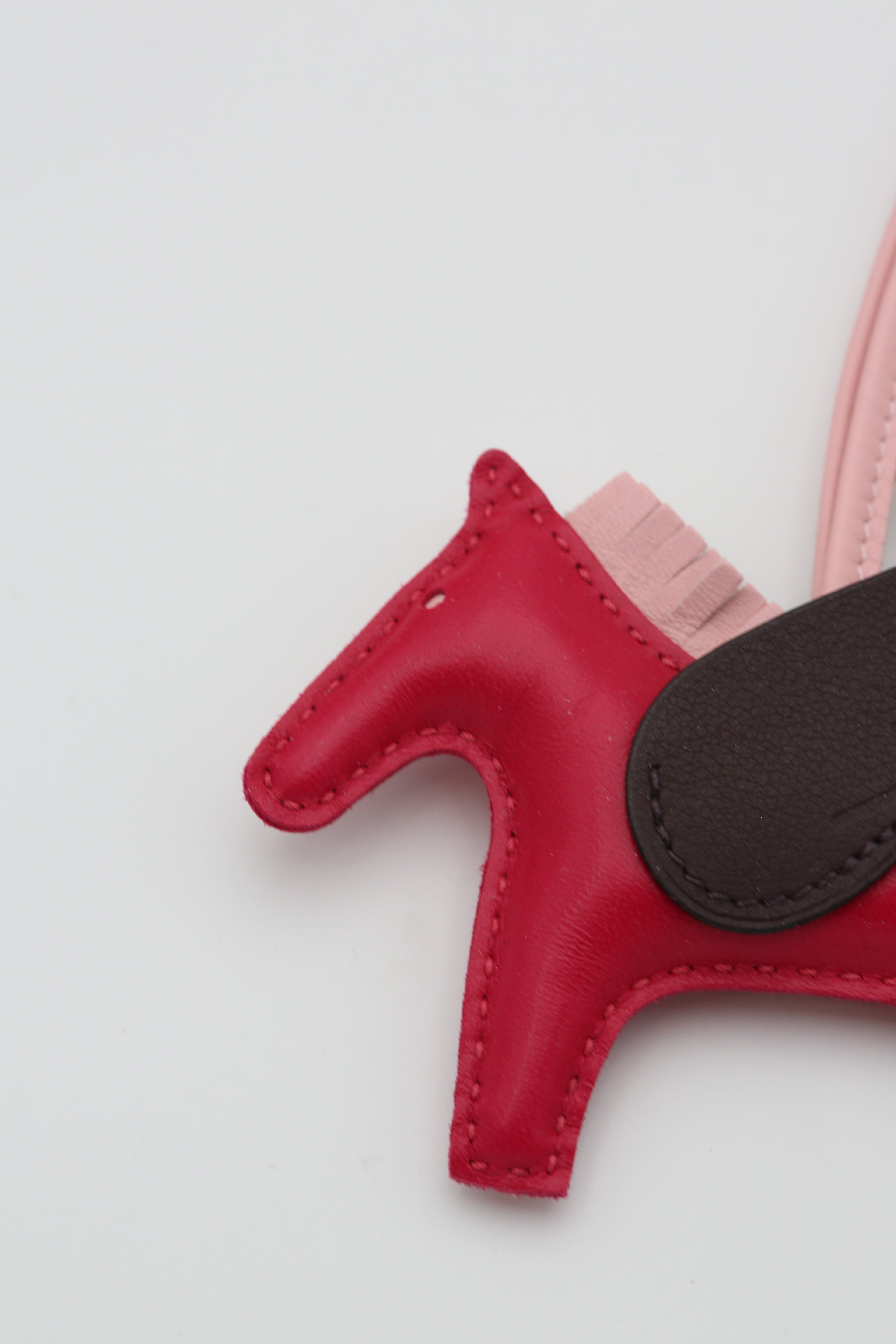 HERMÈS RODEO PM CHARM BROWN/ROSE