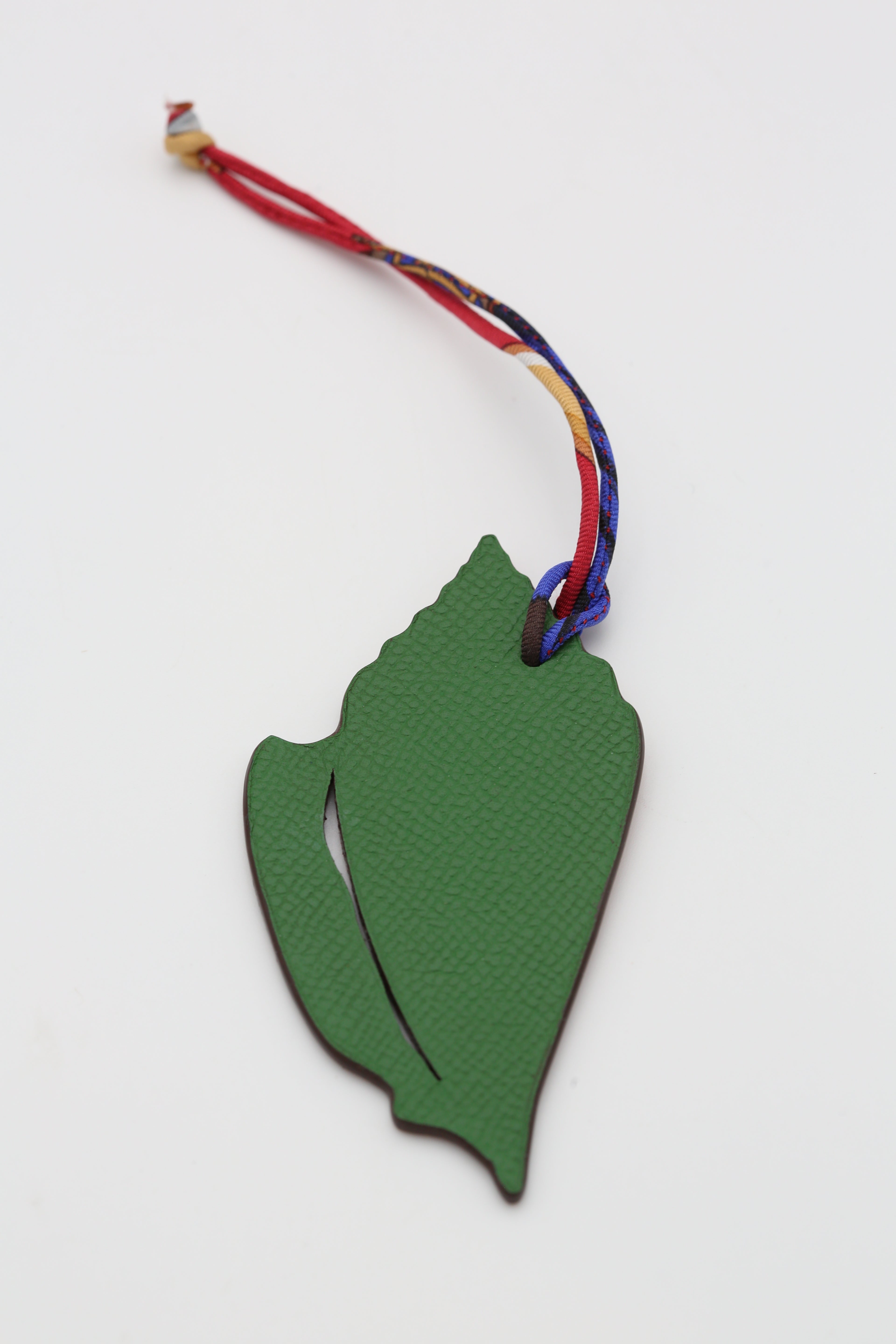 HERMÈS CHARM LEAF VERT/ORANGE