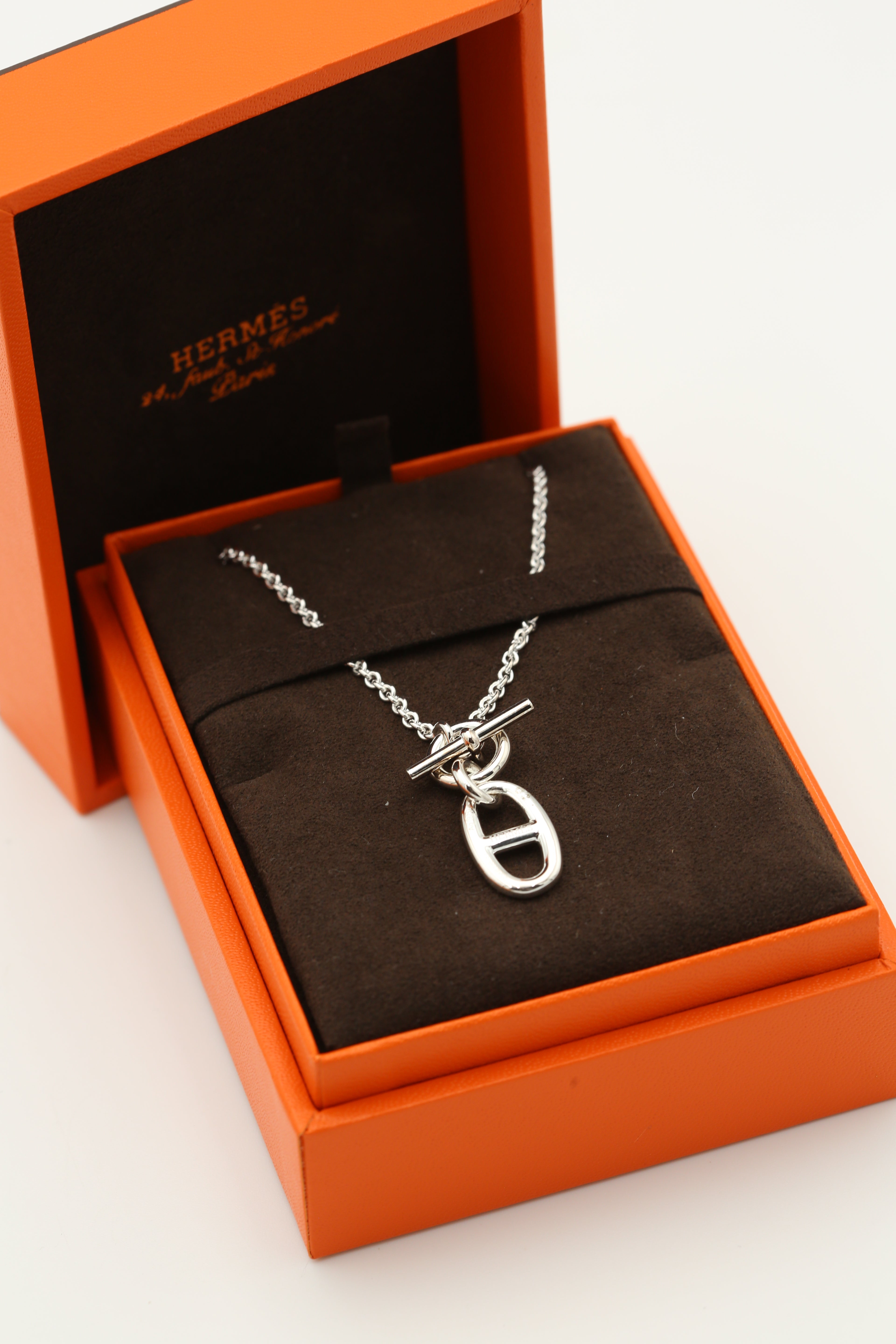 HERMÈS FARANDOLE NECKLACE SILVER