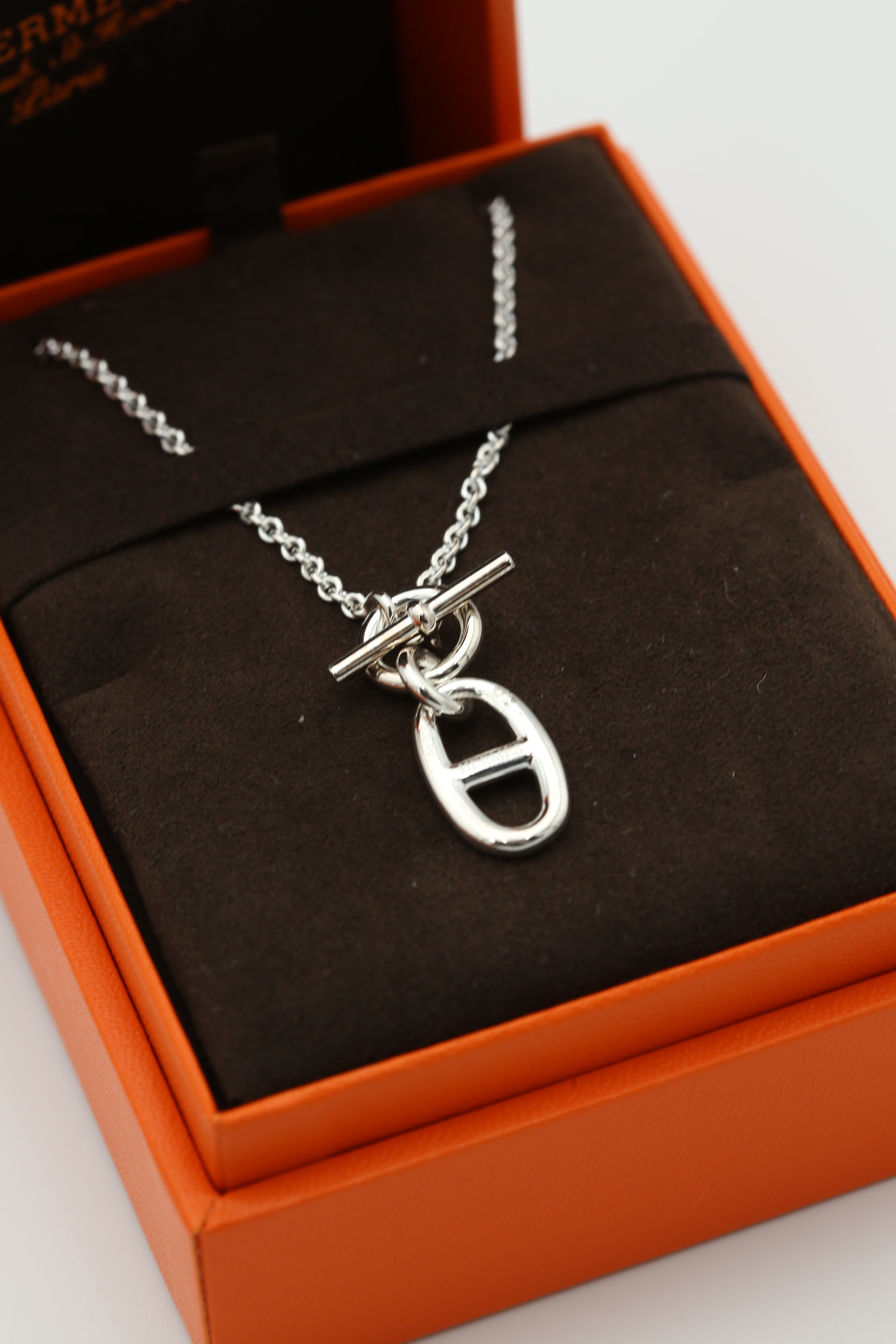 HERMÈS FARANDOLE NECKLACE SILVER