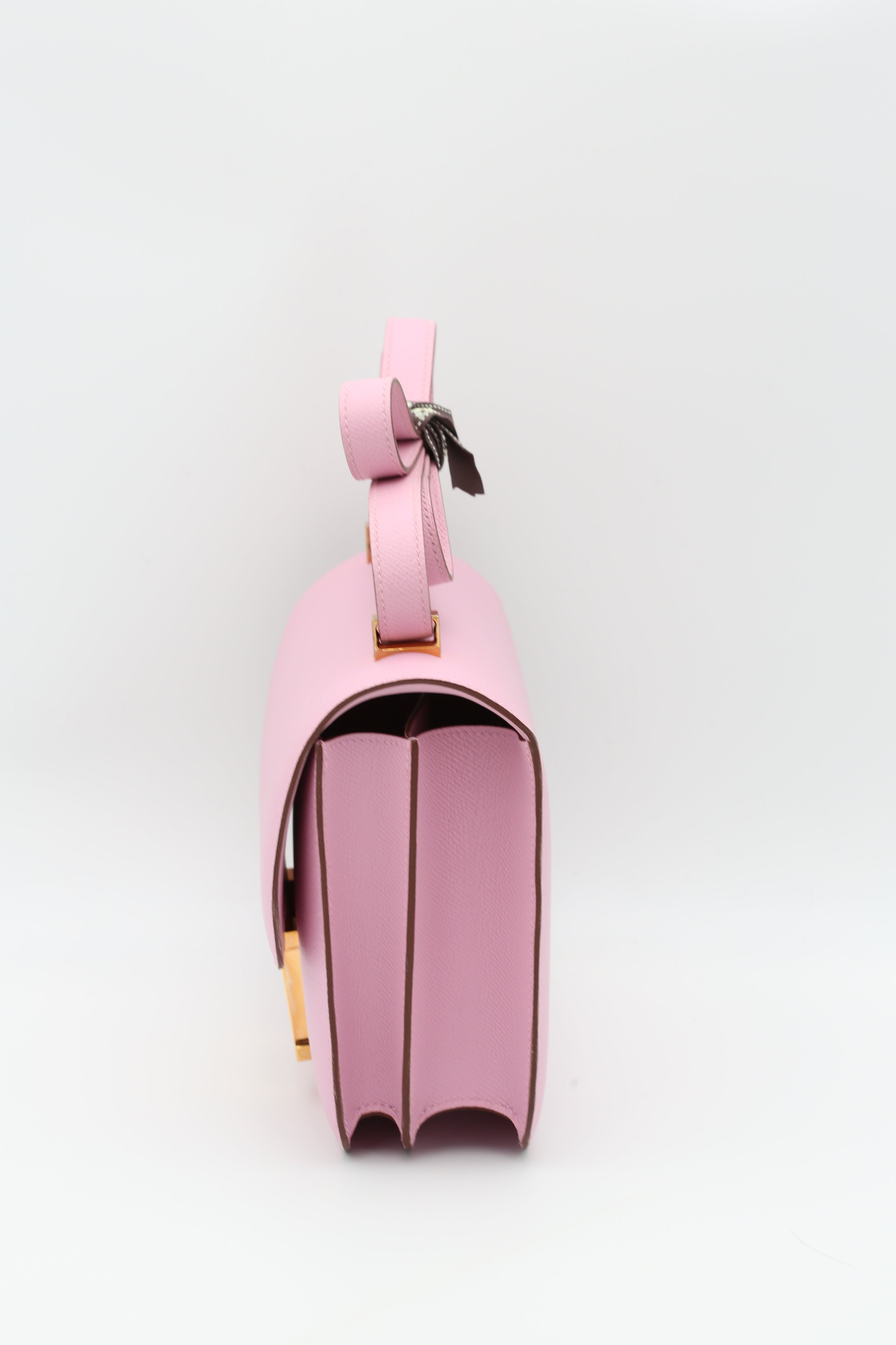 HERMÈS CONSTANCE24 X9 MAUVE SYLVESTRE EPSOM GOLD HARDWARE Z STAMP