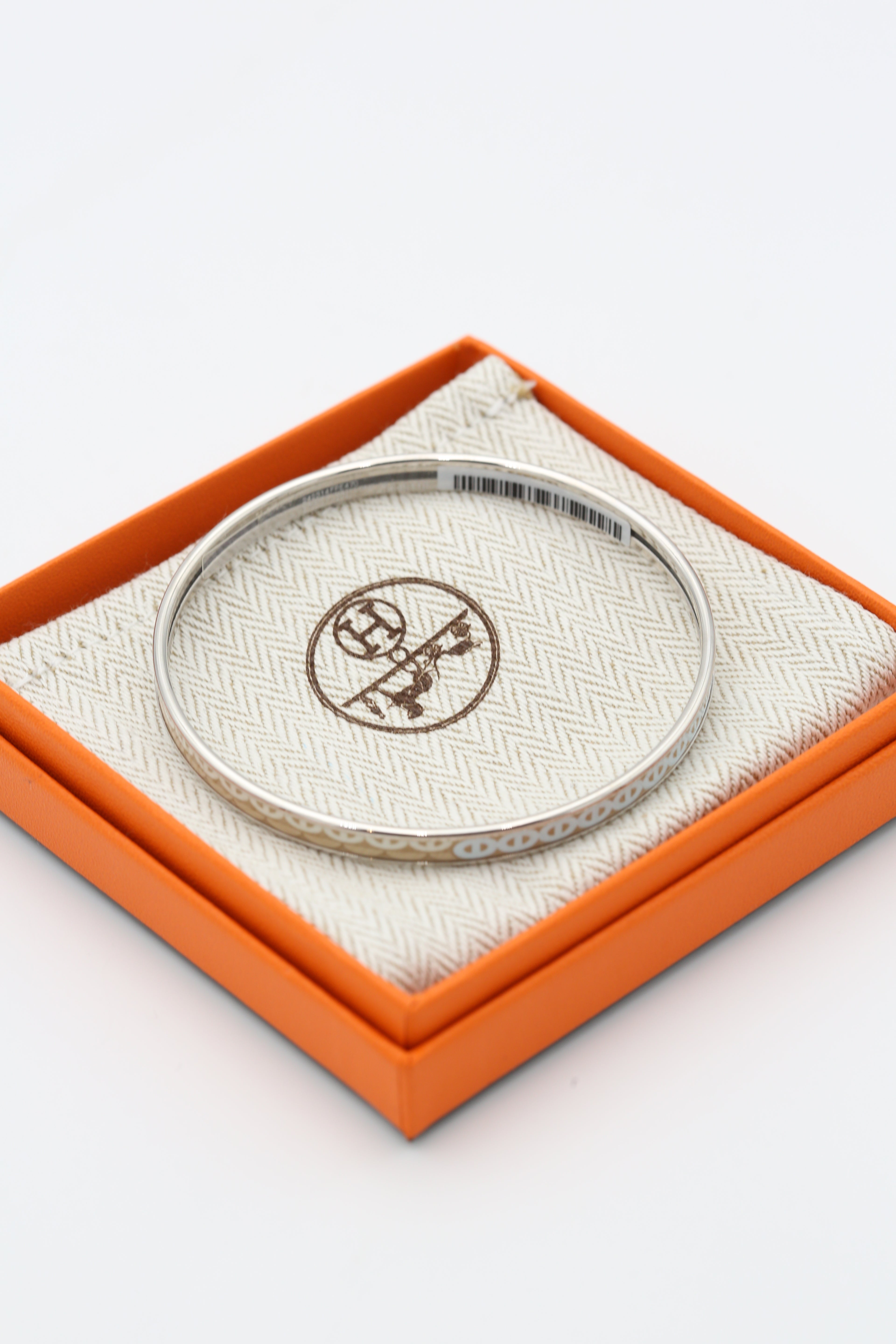 HERMÈS BANGLE BRACELET SILVER
