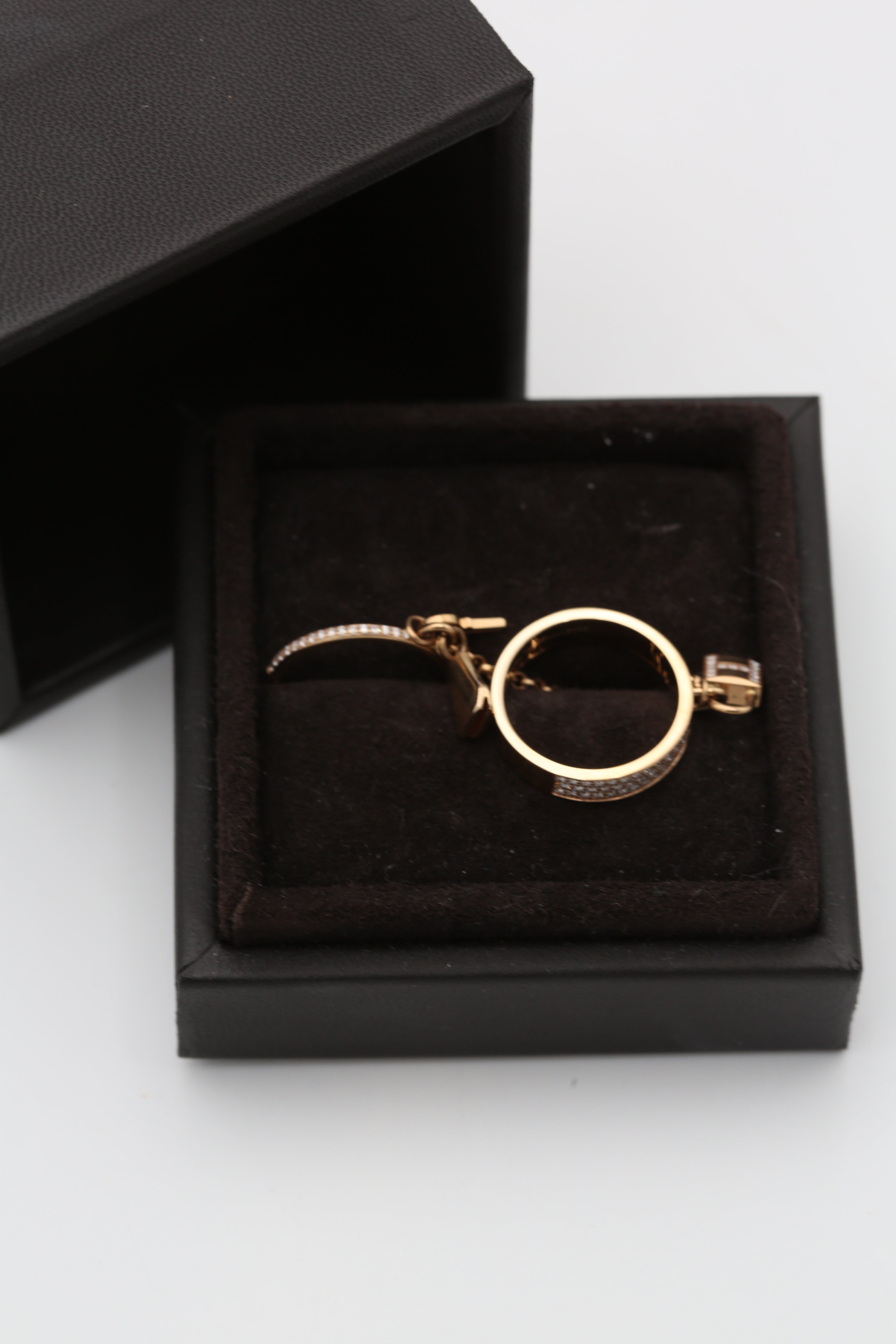 HERMÈS RING ROSE GOLD DIAMONDS