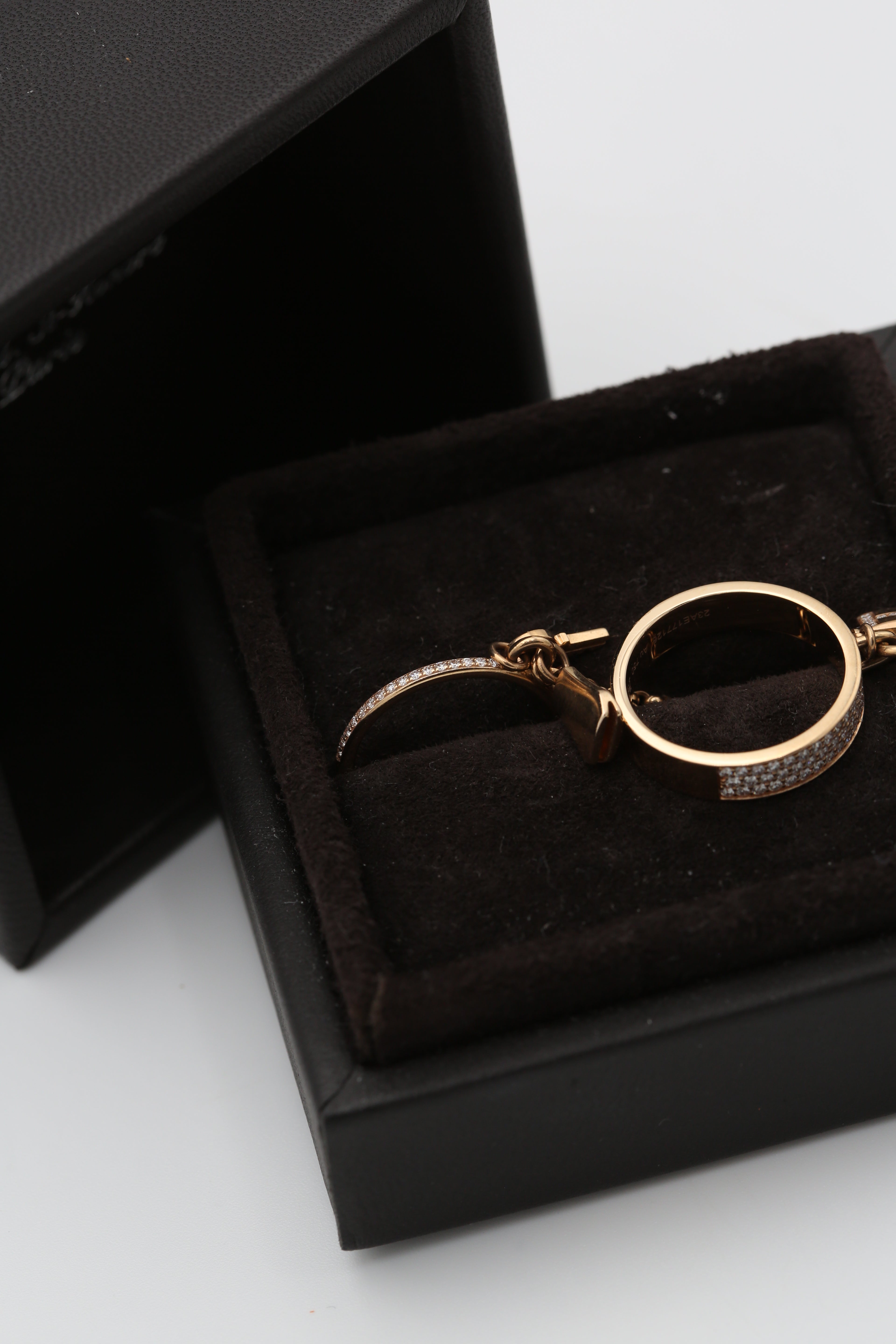 HERMÈS RING ROSE GOLD DIAMONDS
