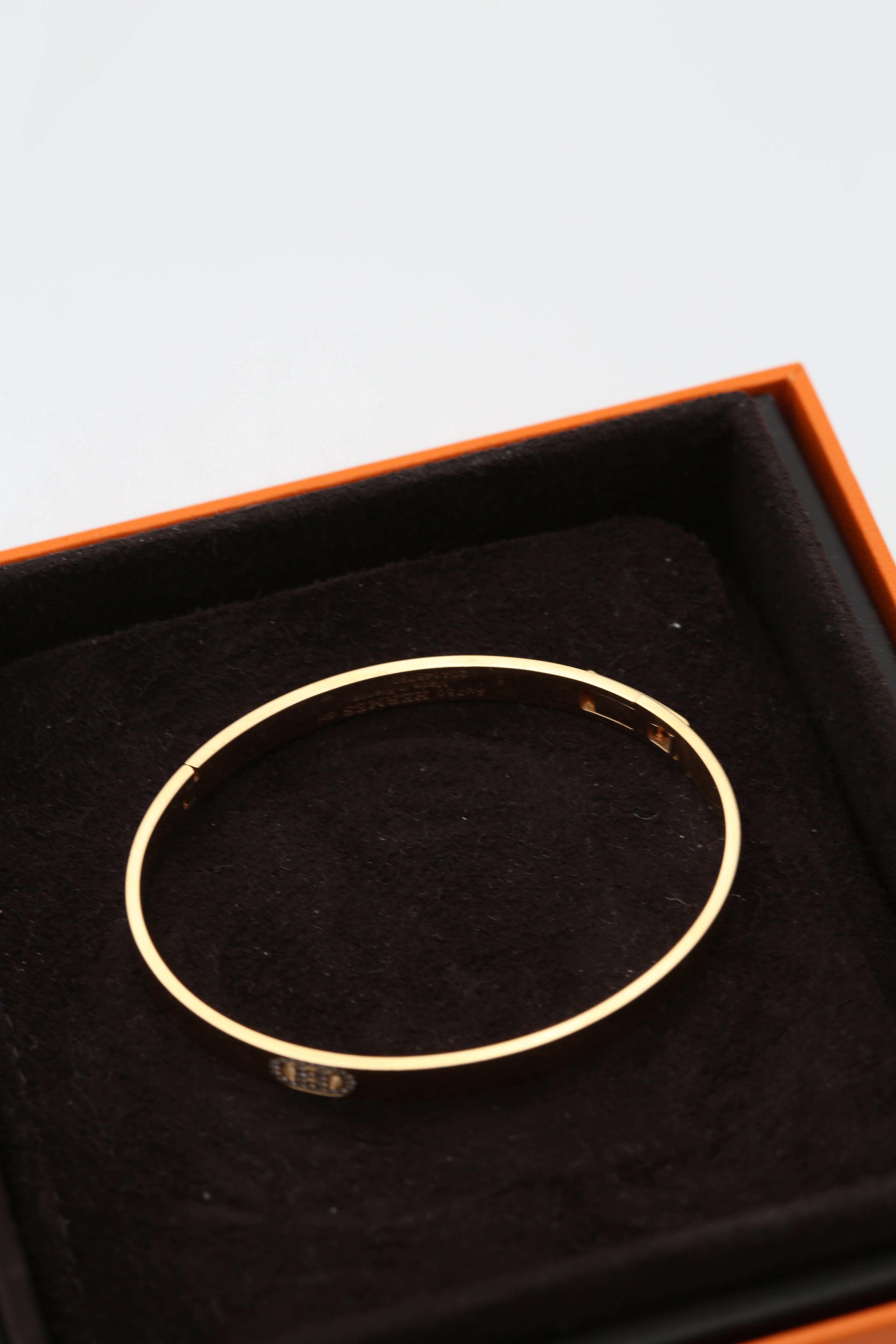 HERMÈS CLIC BRACELET ROSE GOLD