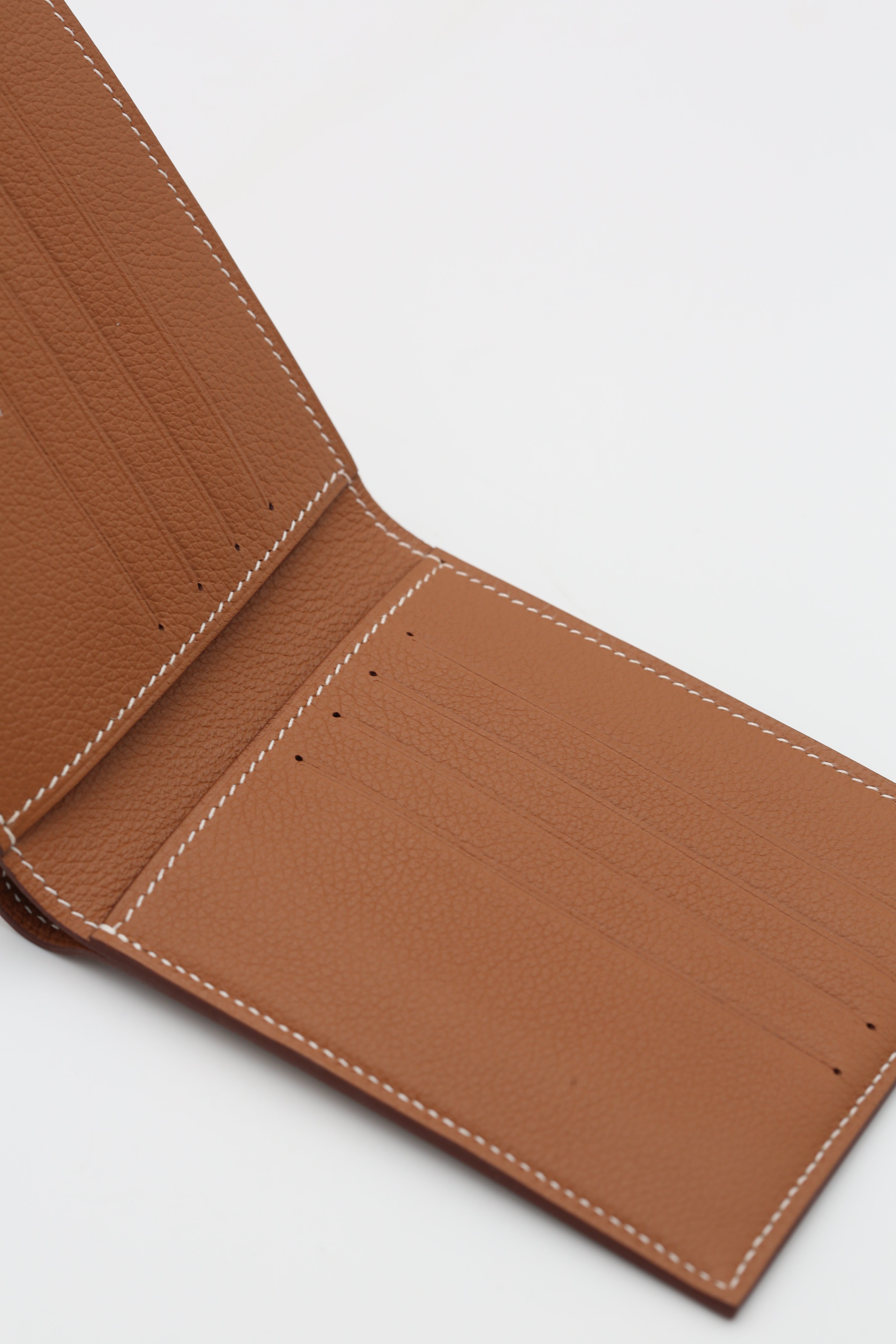 HERMÈS SELLIER COMPACT WALLET GOLD