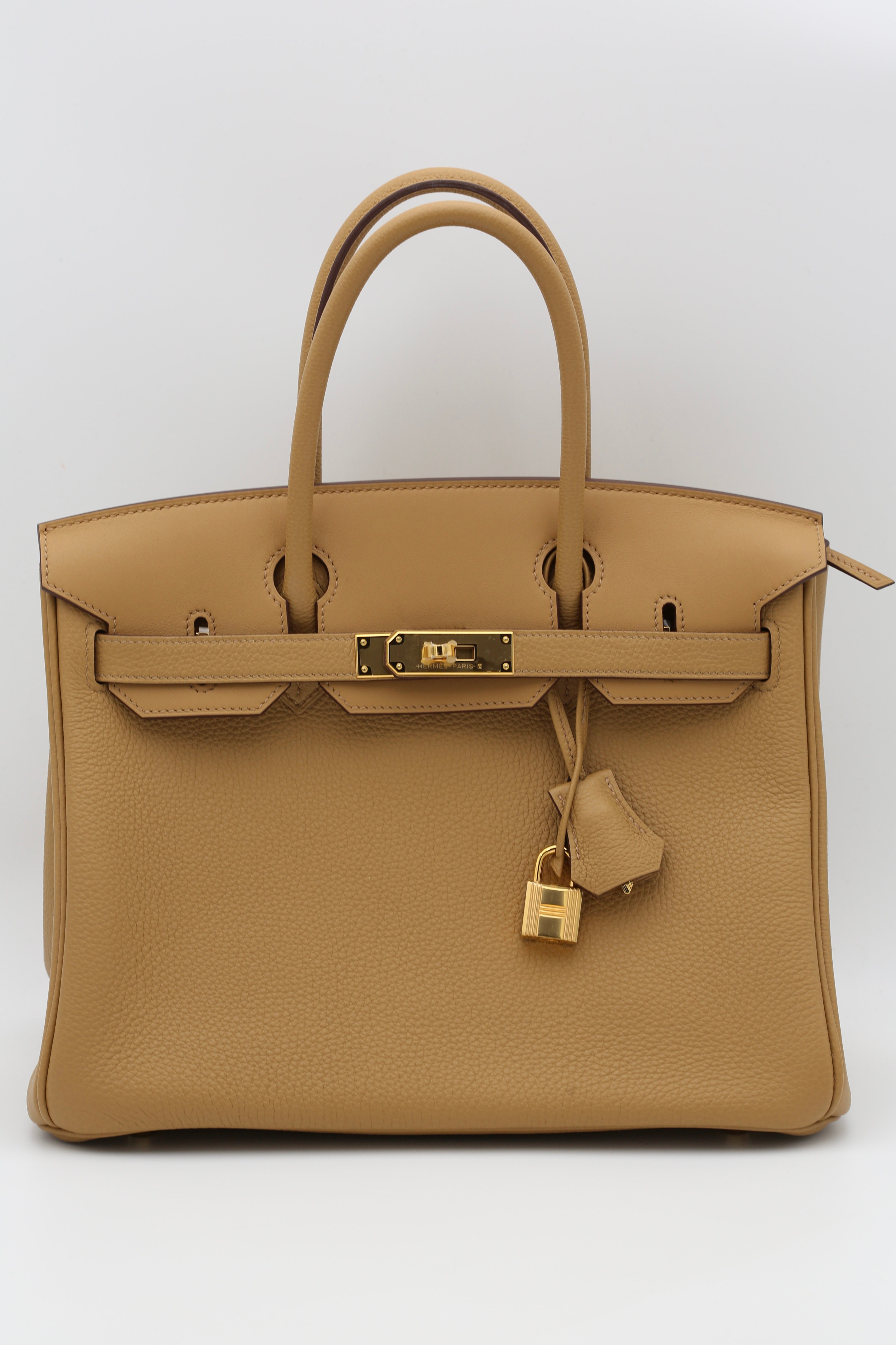 HERMÈS BIRKIN30 3 IN 1 BISCUIT TOGO CANVAS SWIFT CALF B STAMP