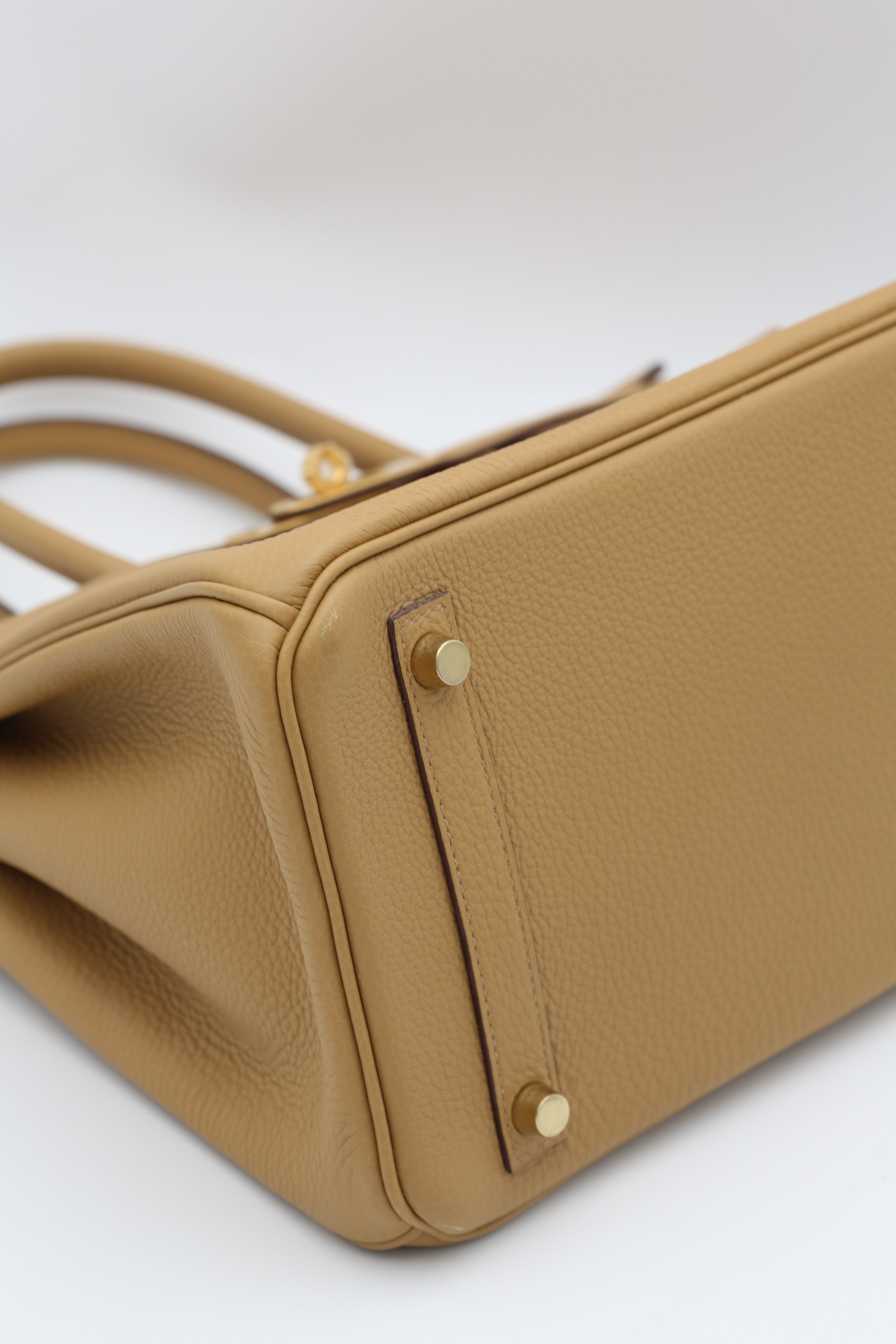 HERMÈS BIRKIN30 3 IN 1 BISCUIT TOGO CANVAS SWIFT CALF B STAMP