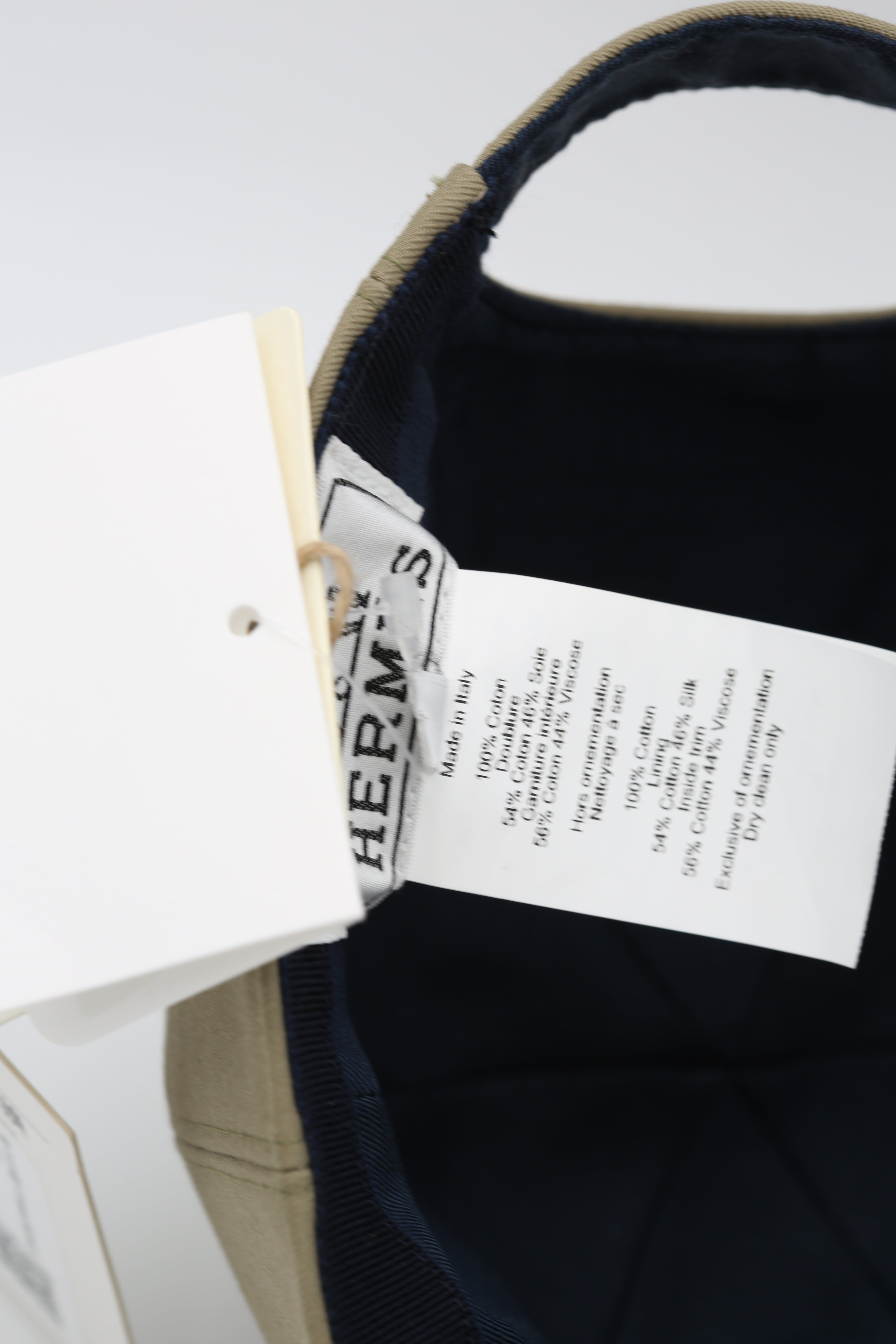 HERMÈS BASEBALL HAT ETOUPE SIZE 56