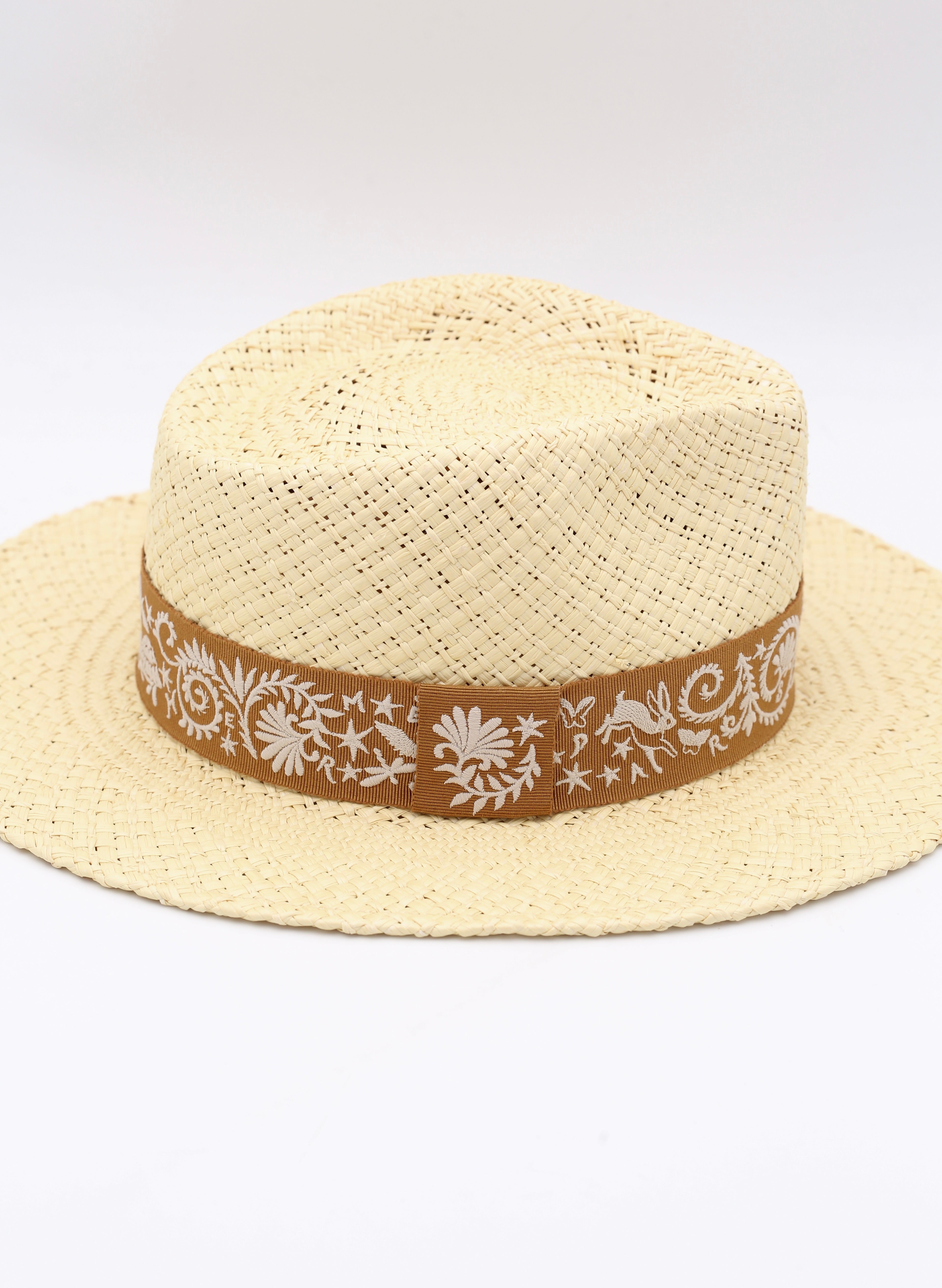 HERMÈS STRAW HAT SIZE 56