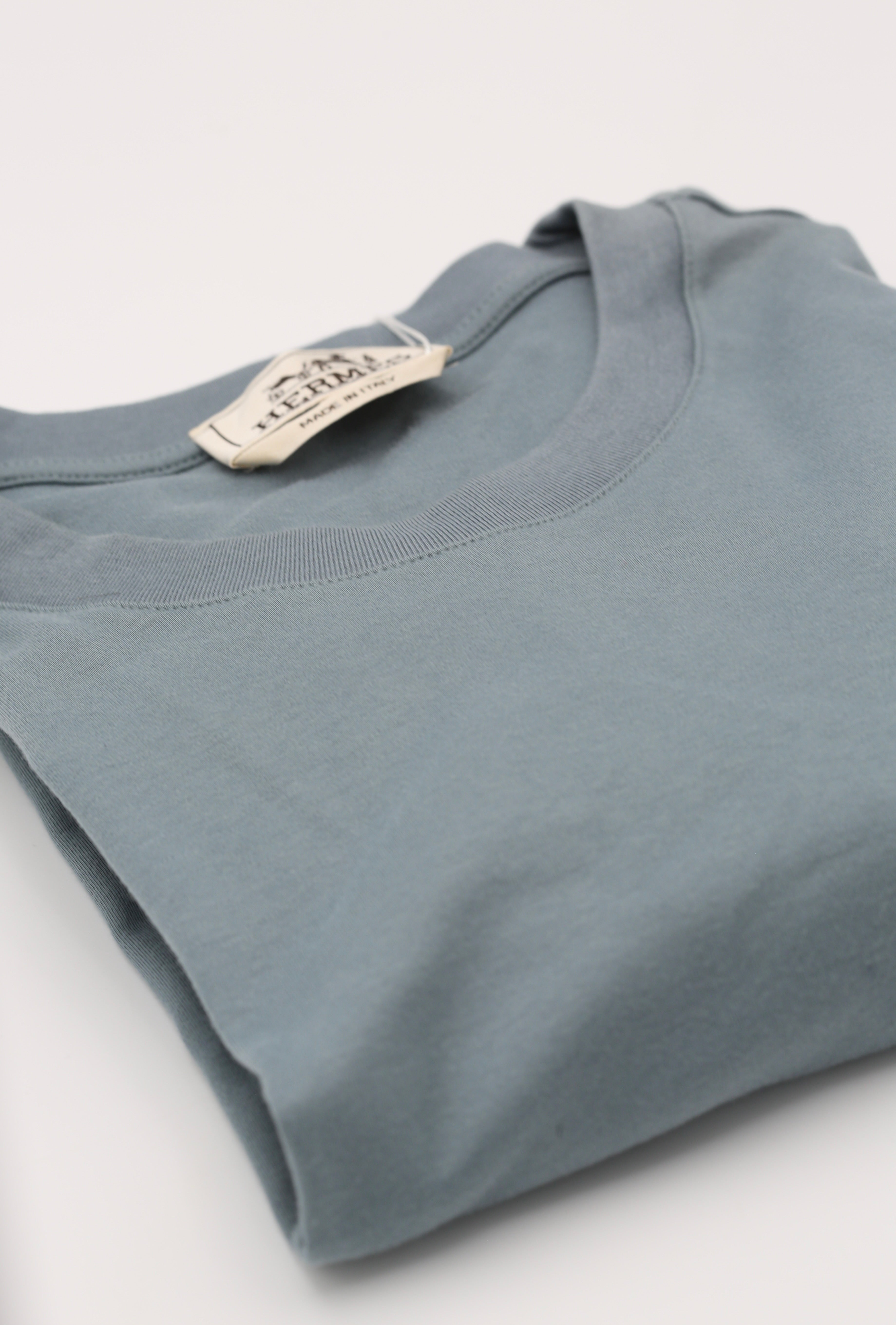 HERMÈS T-SHIRT BLEU SIZE M