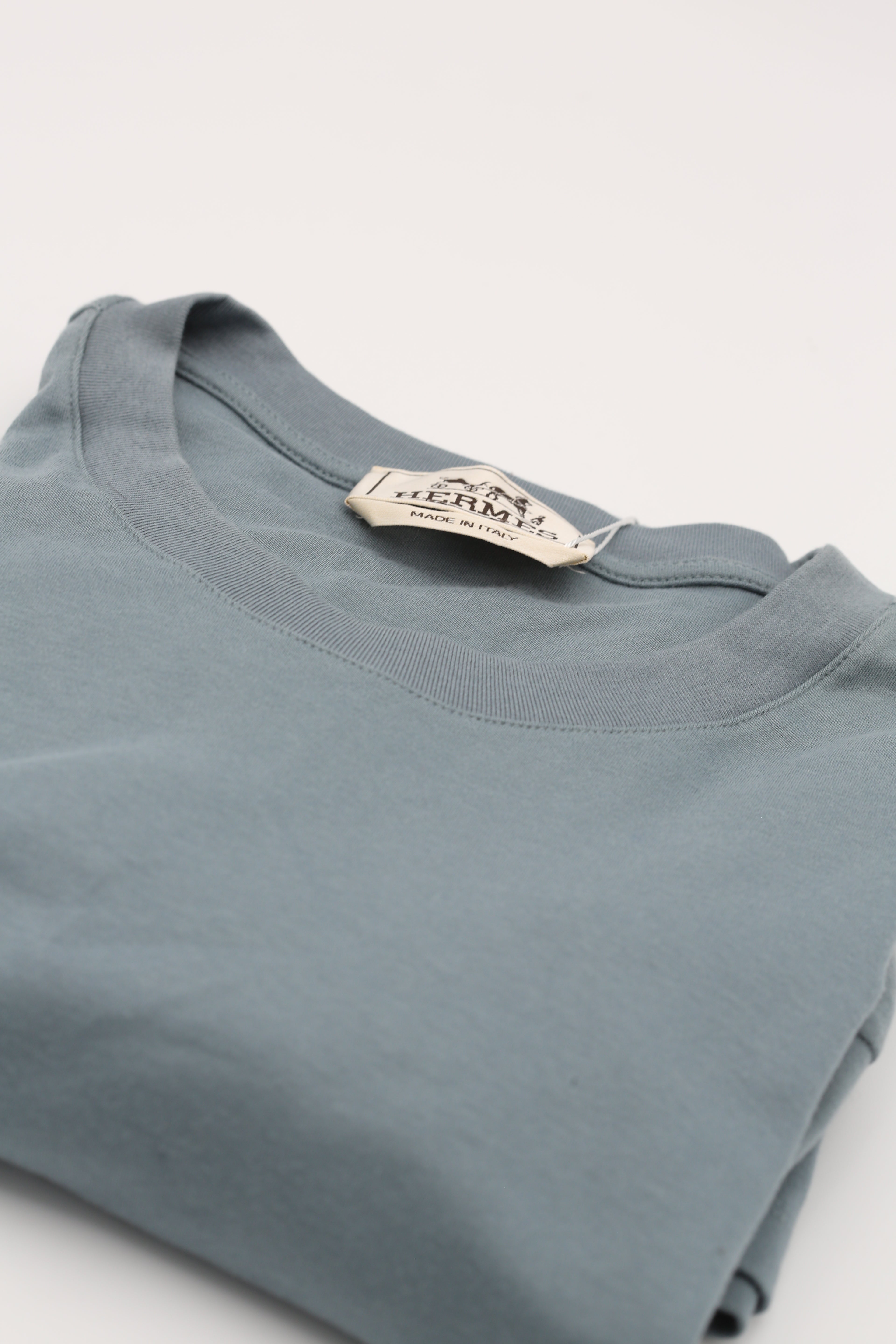 HERMÈS T-SHIRT BLEU SIZE M