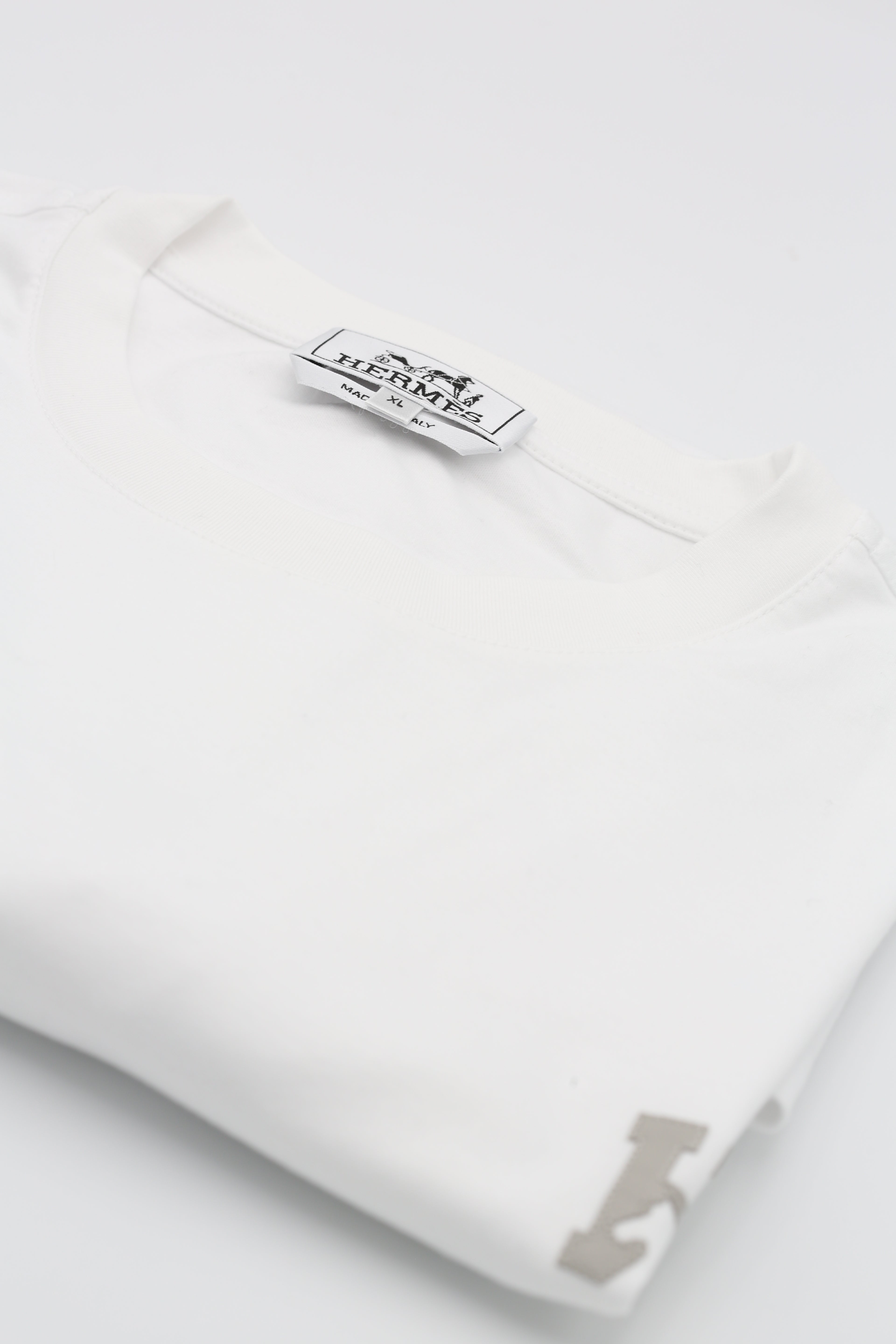 HERMÈS MEN T-SHIRT WHITE XL