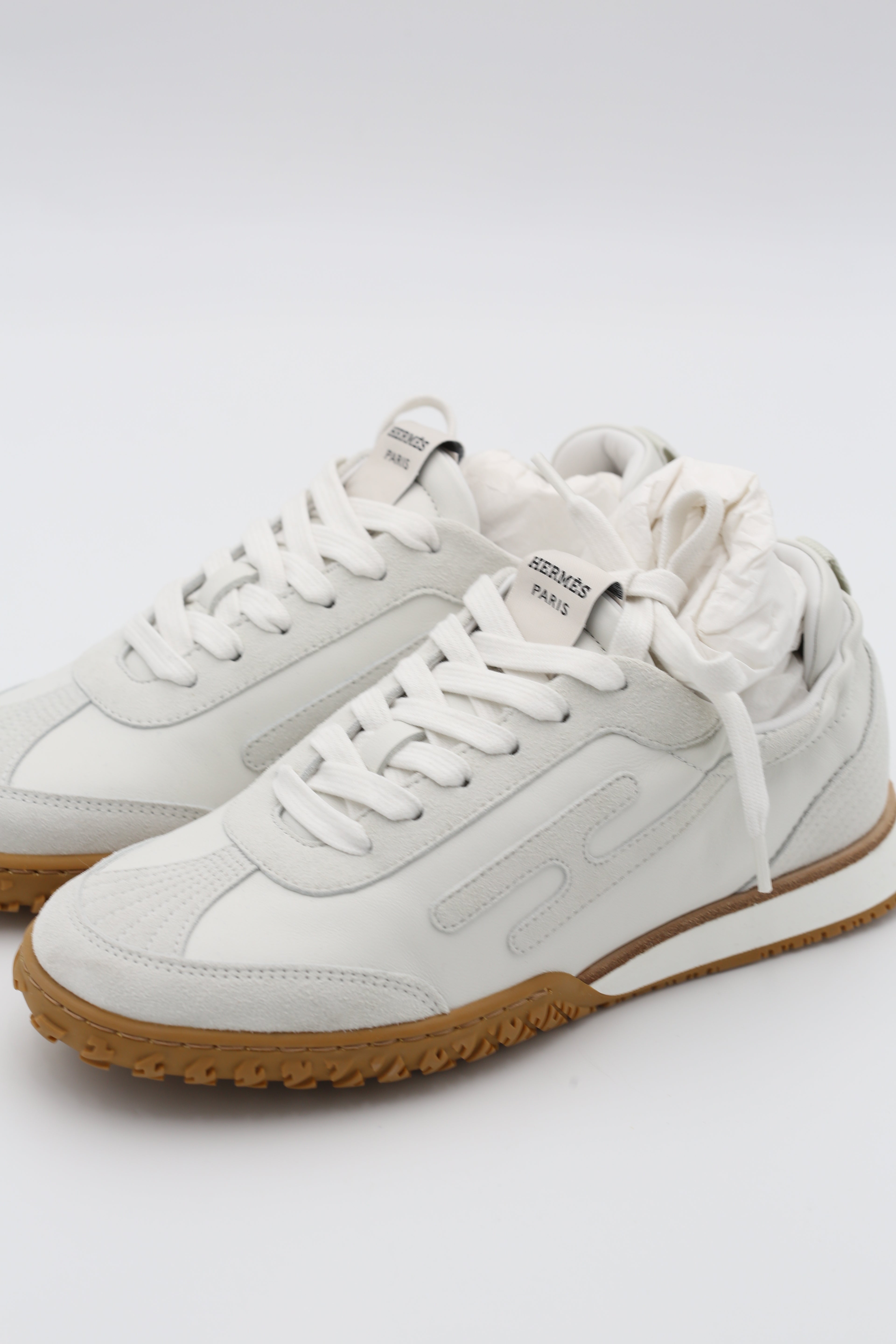 HERMÈS JET SNEAKER BLANC SIZE 36.5