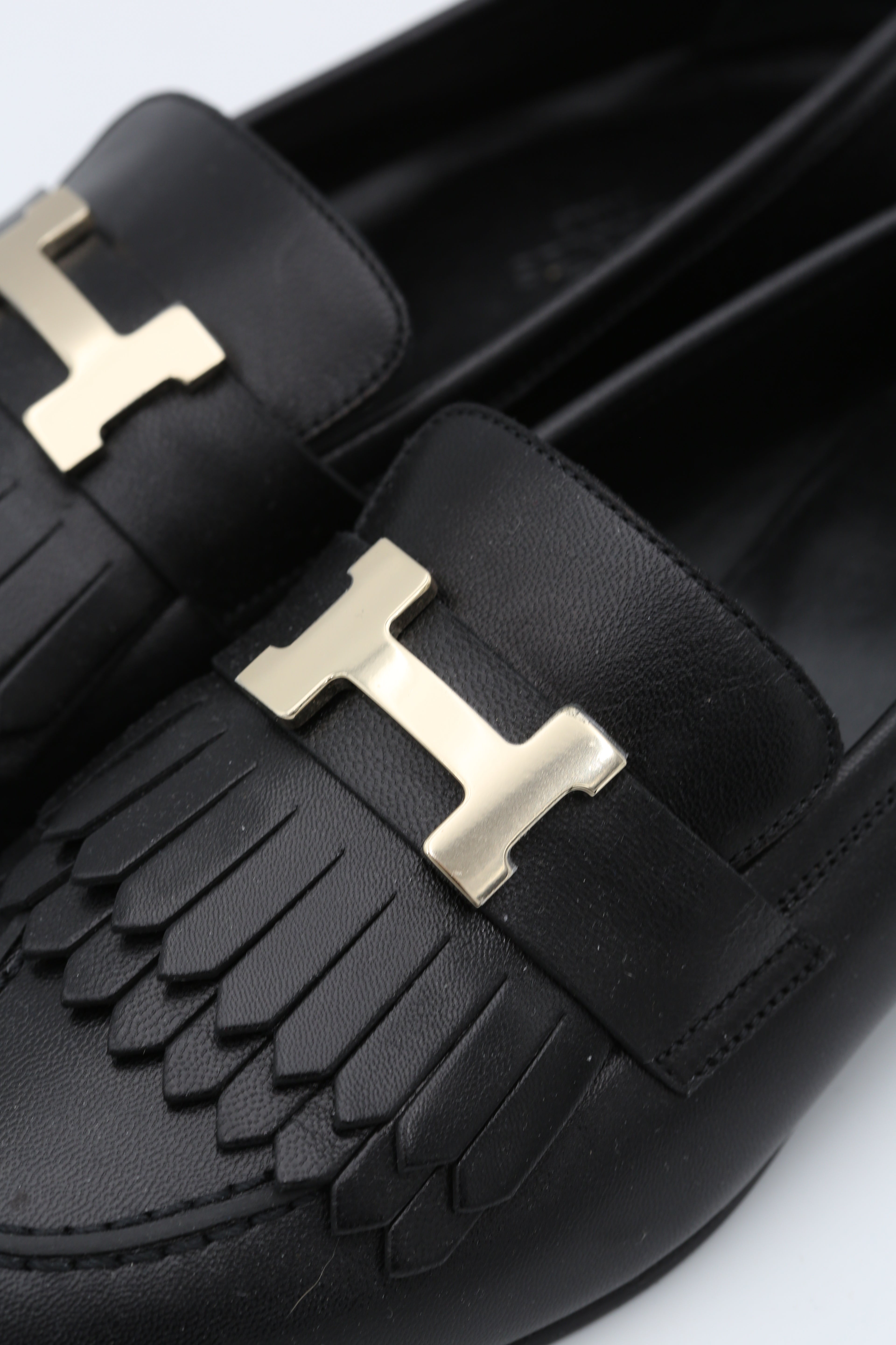 HERMÈS ROYAL LOAFER NOIR SIZE 36