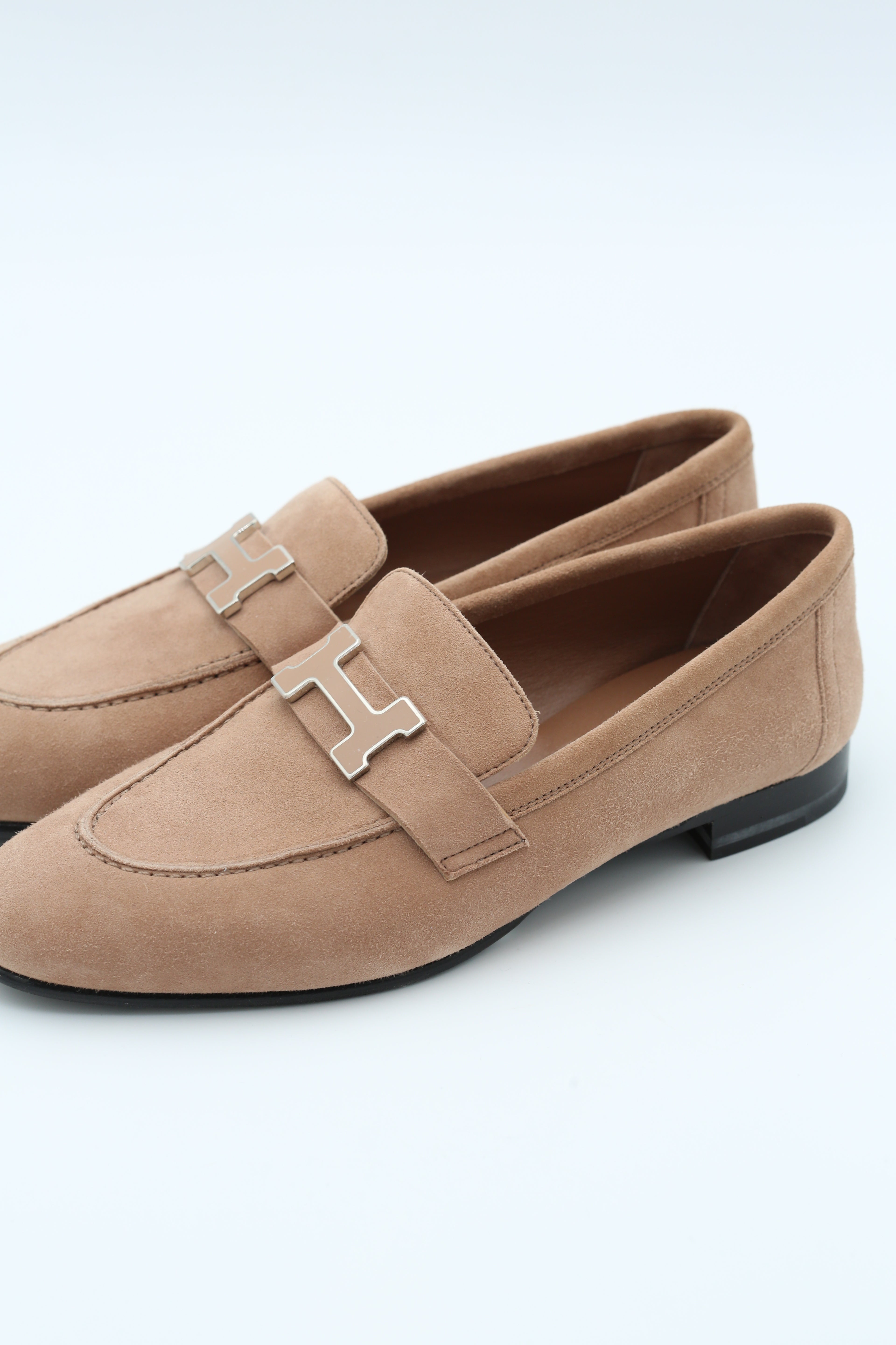 HERMÈS PARIS LOAFER ROSE SIZE 36.5