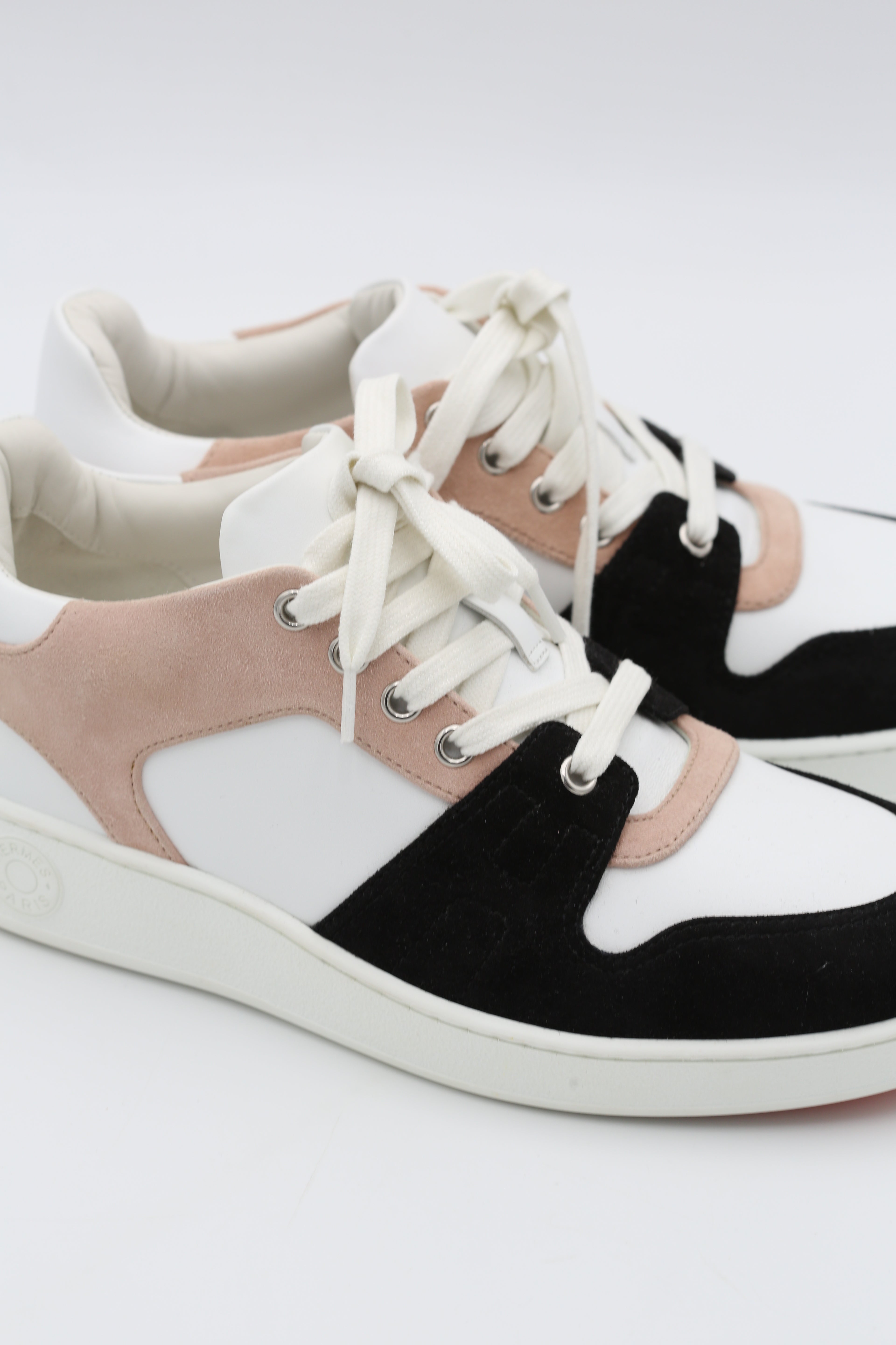 HERMÈS SNEAKER PINK/WHITE/BLACK SIZE 38