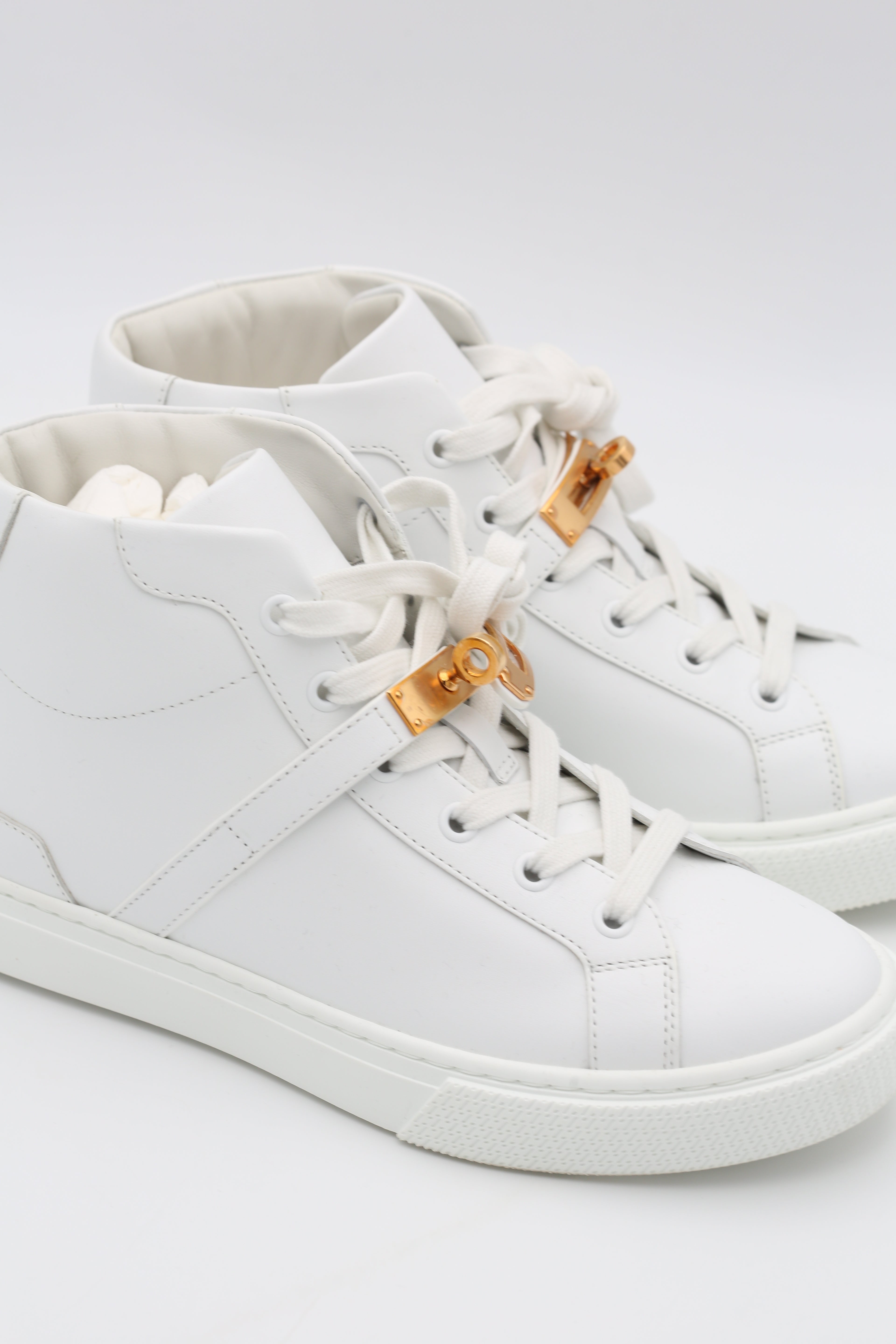 HERMÈS KELLY SNEAKER WHTE SIZE 37.5