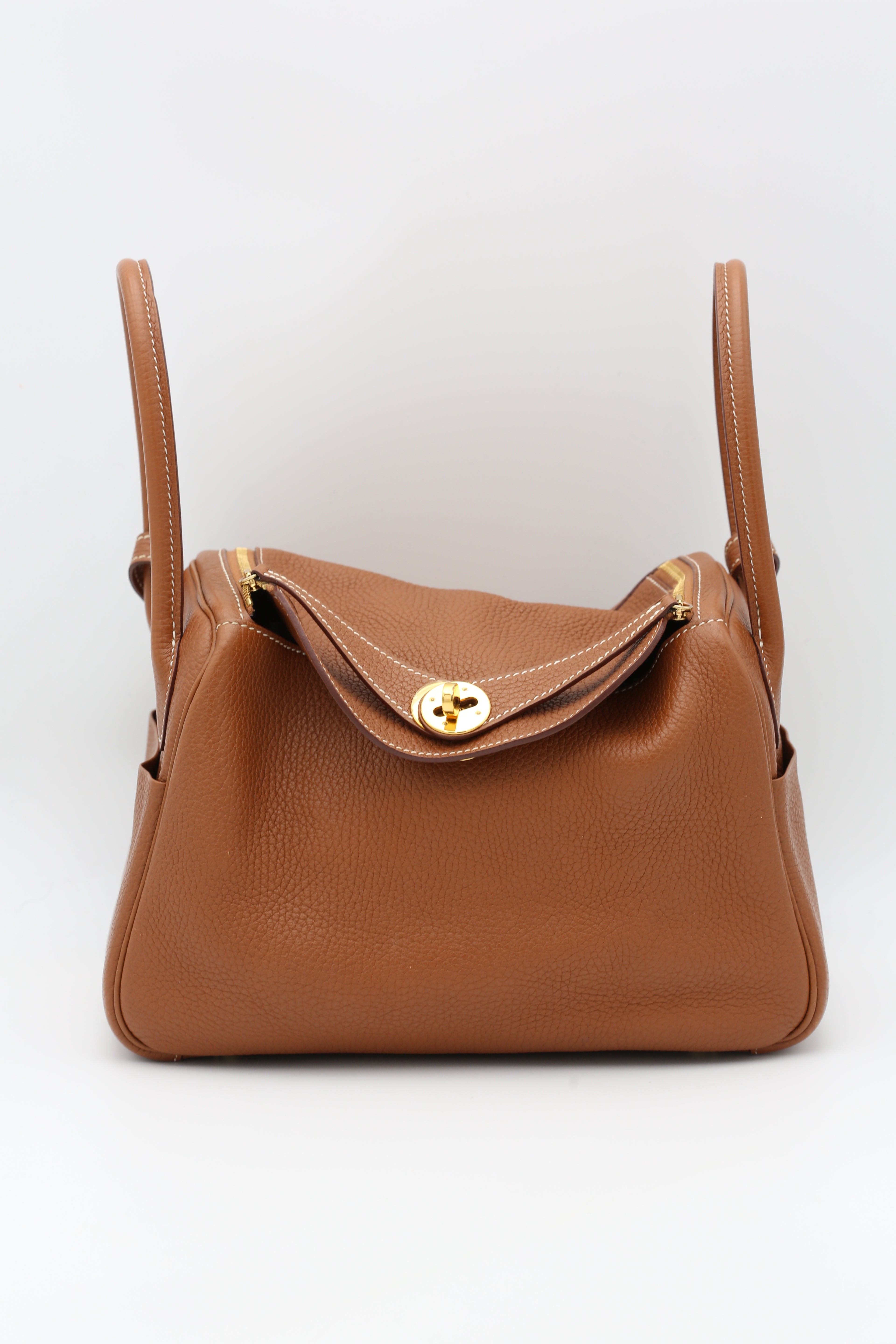 HERMÈS LINDY26 GOLD TC GOLD HARDWARE C STAMP