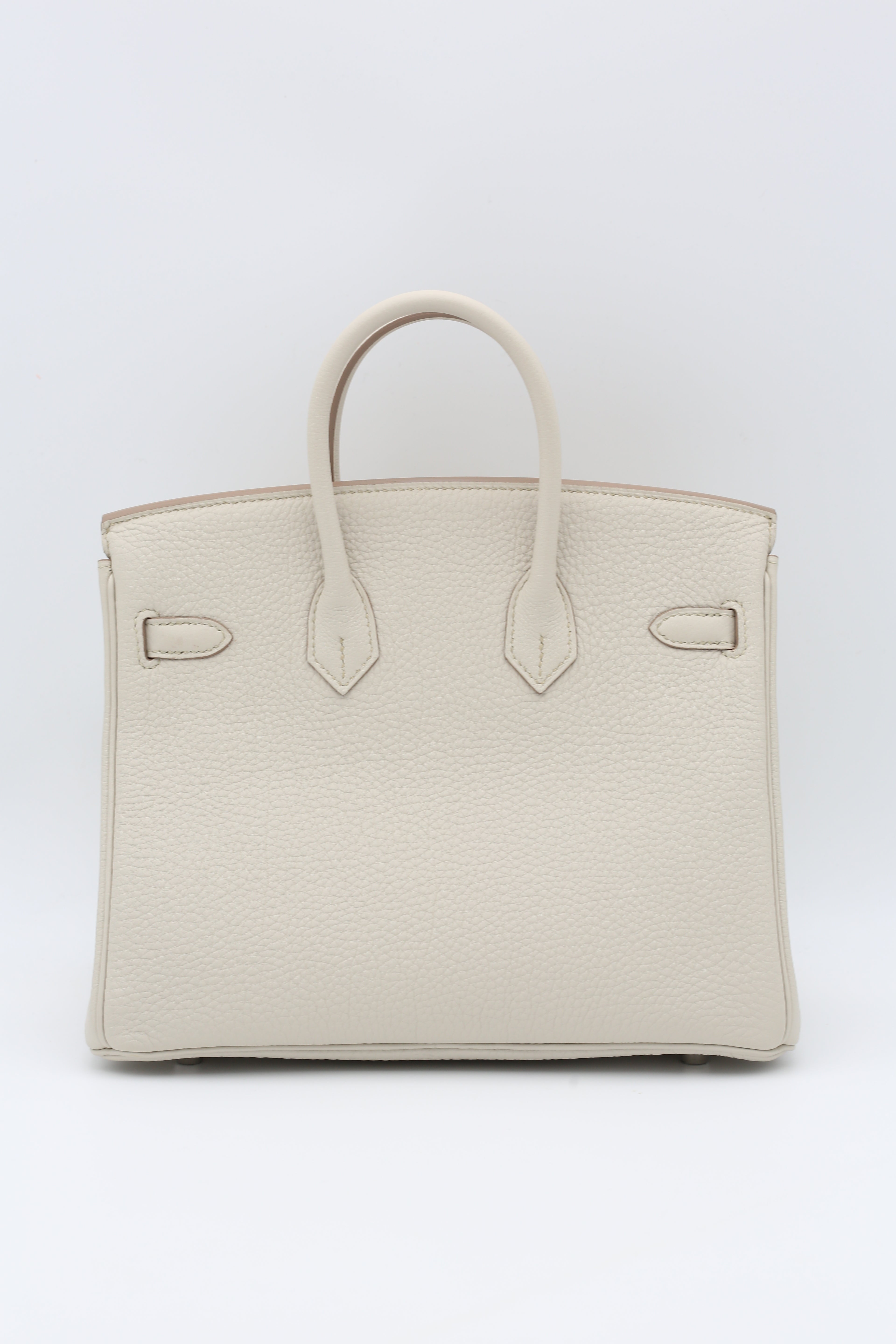 HERMÈS BIRKIN25 BETON TOGO SILVER HARDWARE C STAMP