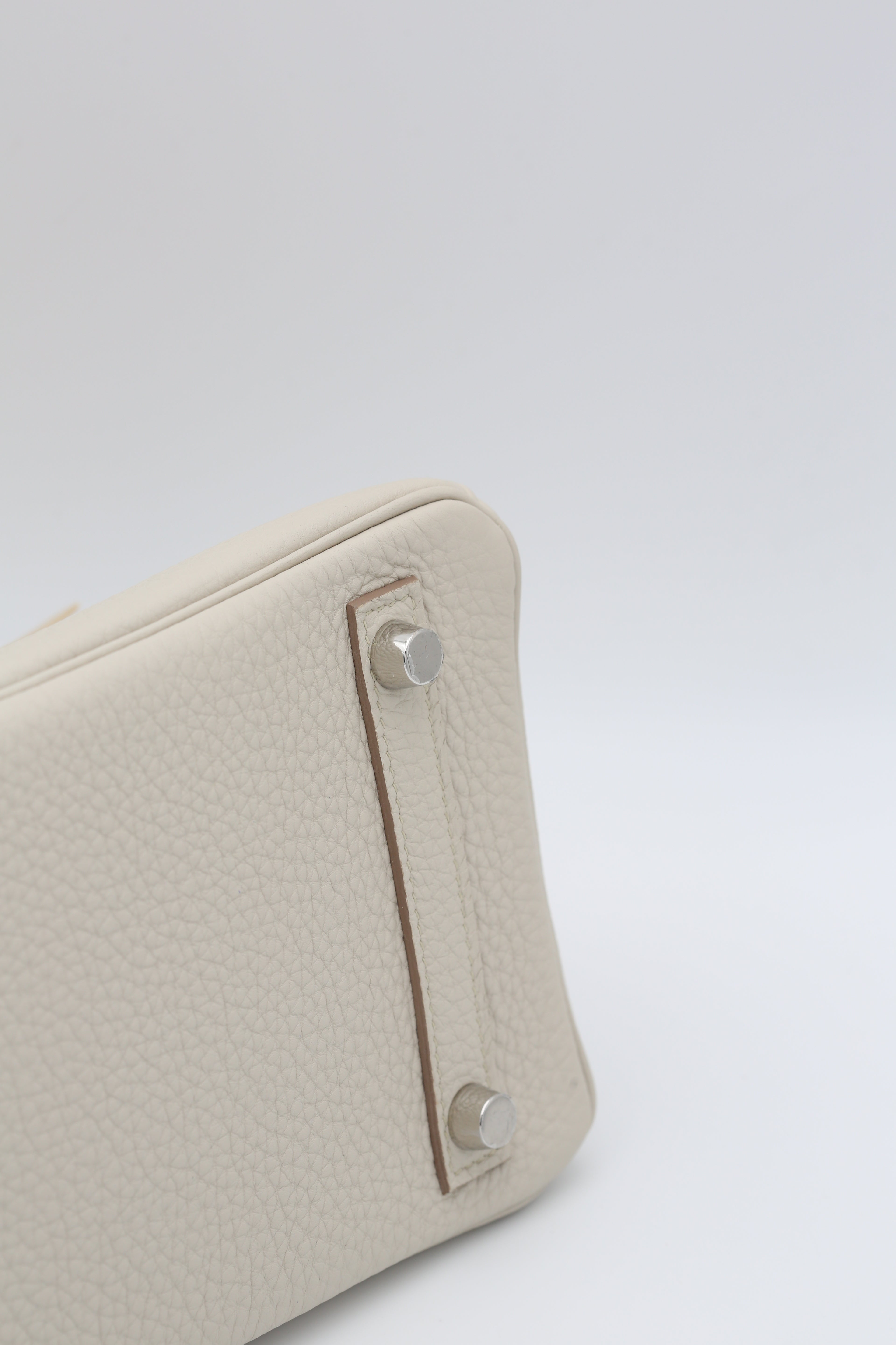 HERMÈS BIRKIN25 BETON TOGO SILVER HARDWARE C STAMP
