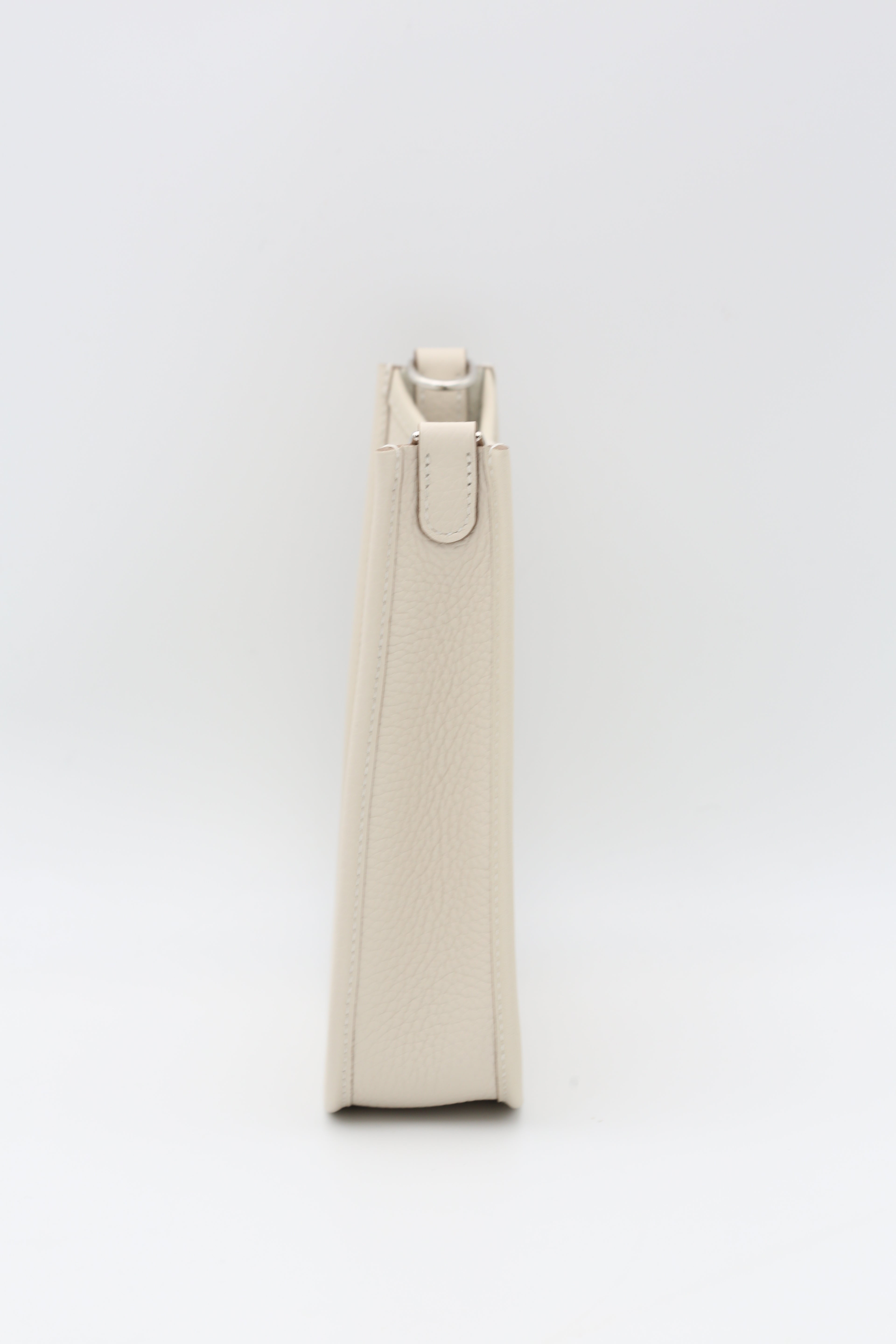 HERMÈS MINI EVELYN CRAIE TC SILVER HARDWARE K STAMP