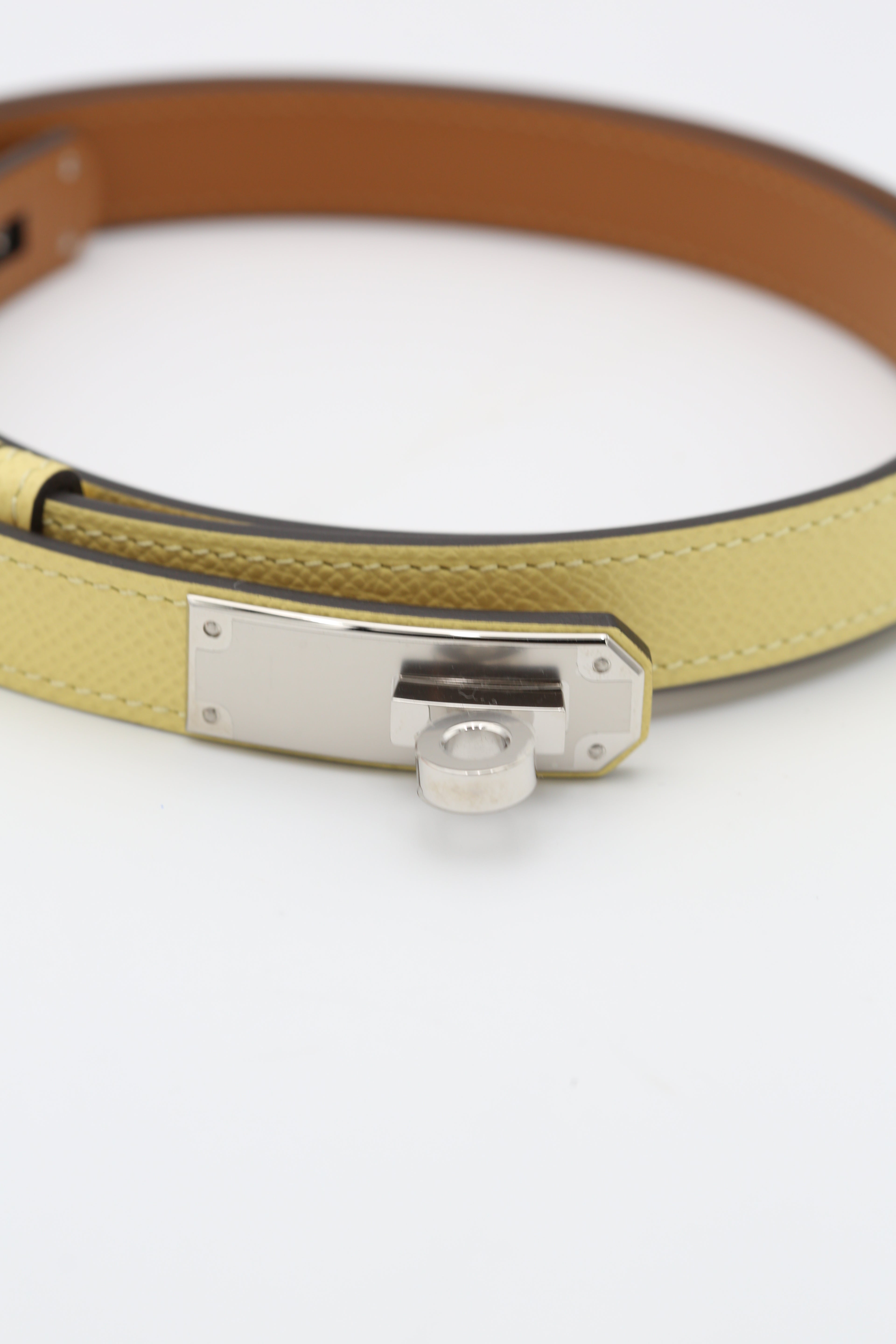HERMÈS KELLY BELT JAUNE