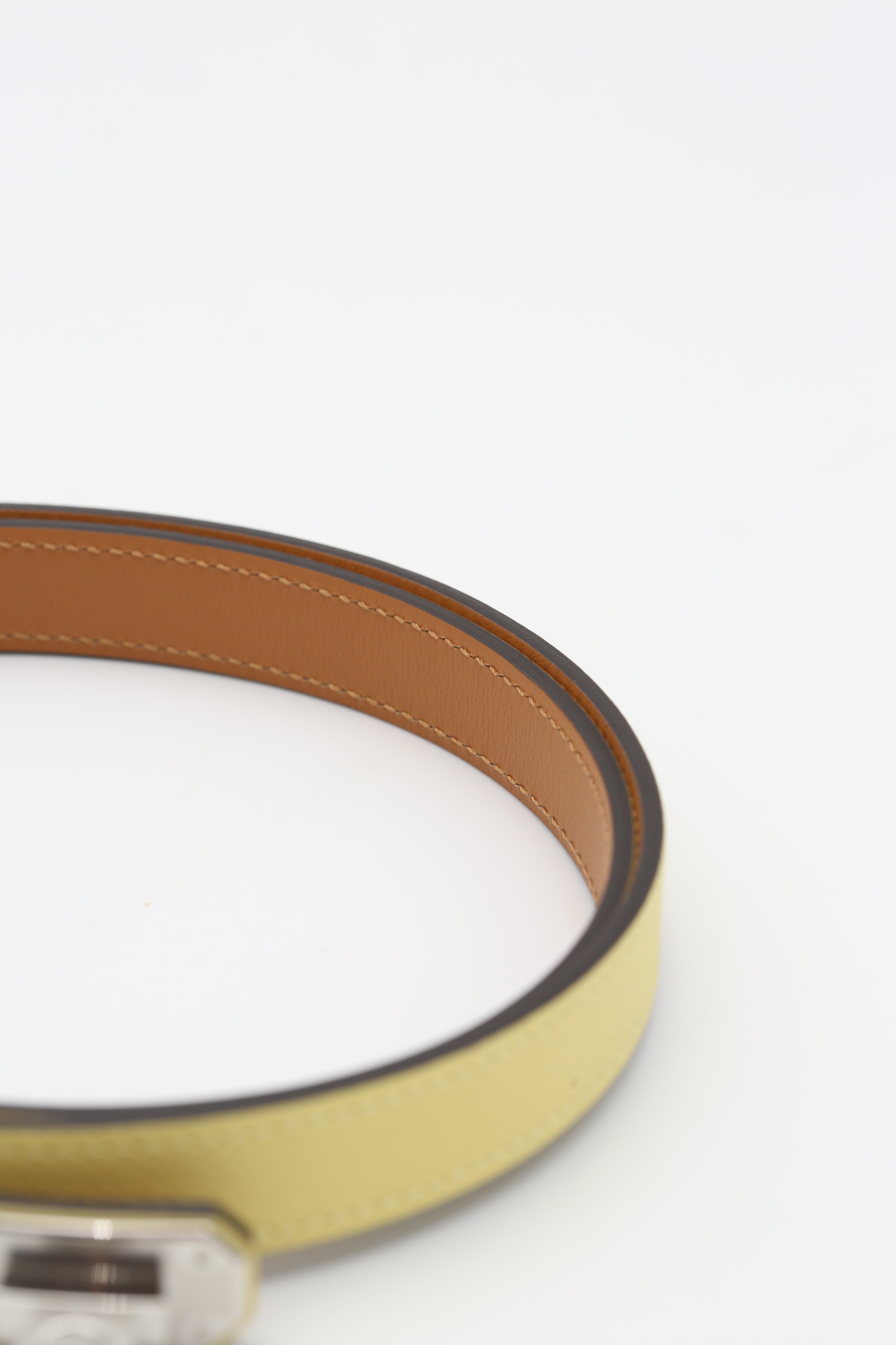 HERMÈS KELLY BELT JAUNE