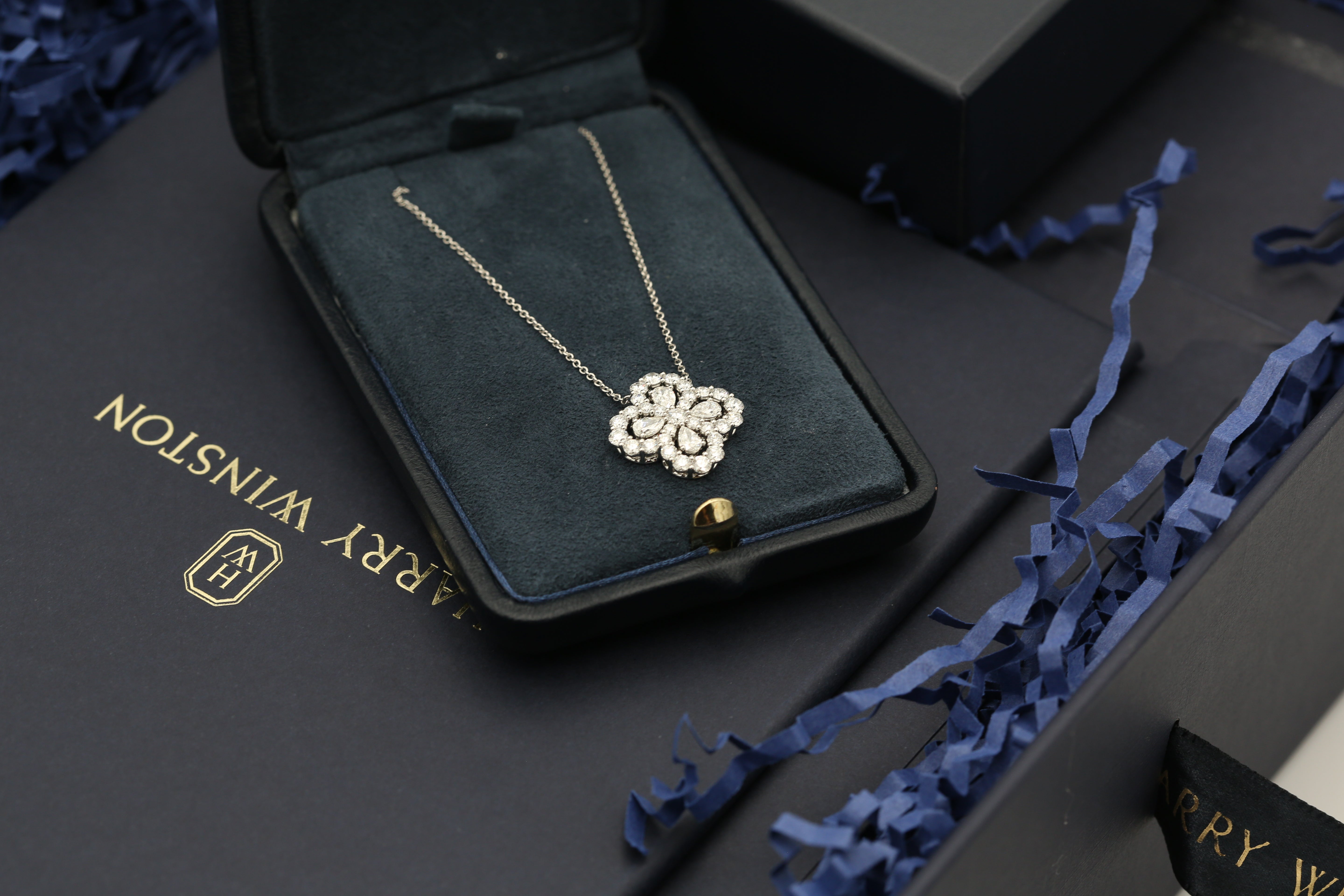 HARRY WINSTON DIAMOND LOOP FULL MOTIF PENDANT 2026