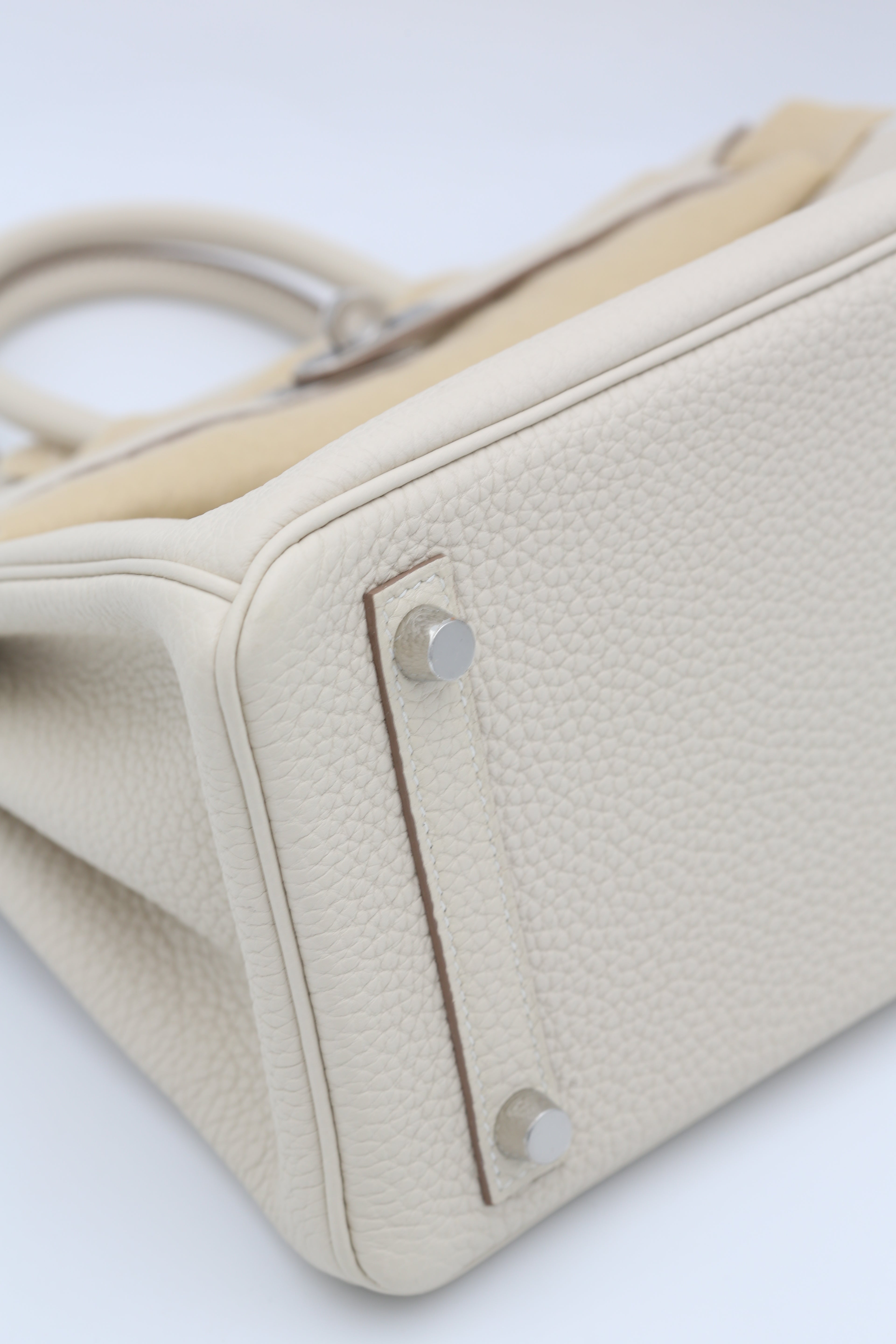 HERMÈS BIRKIN25 CRAIE TOGO SILVER HARDWARE Z STAMP