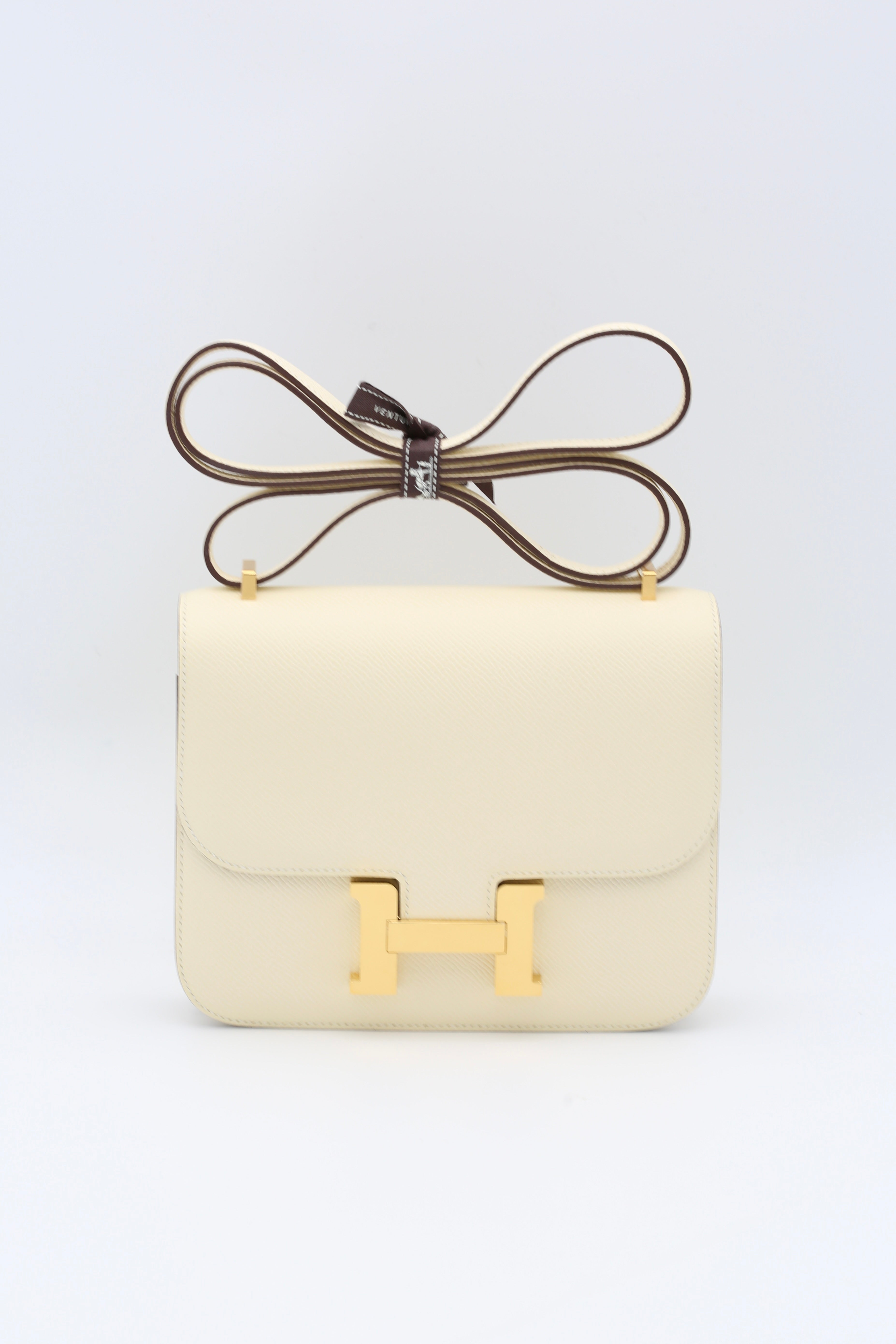 HERMÈS CONSTANCE 18 NATA EPSOM GOLD HARDWARE U STAMP
