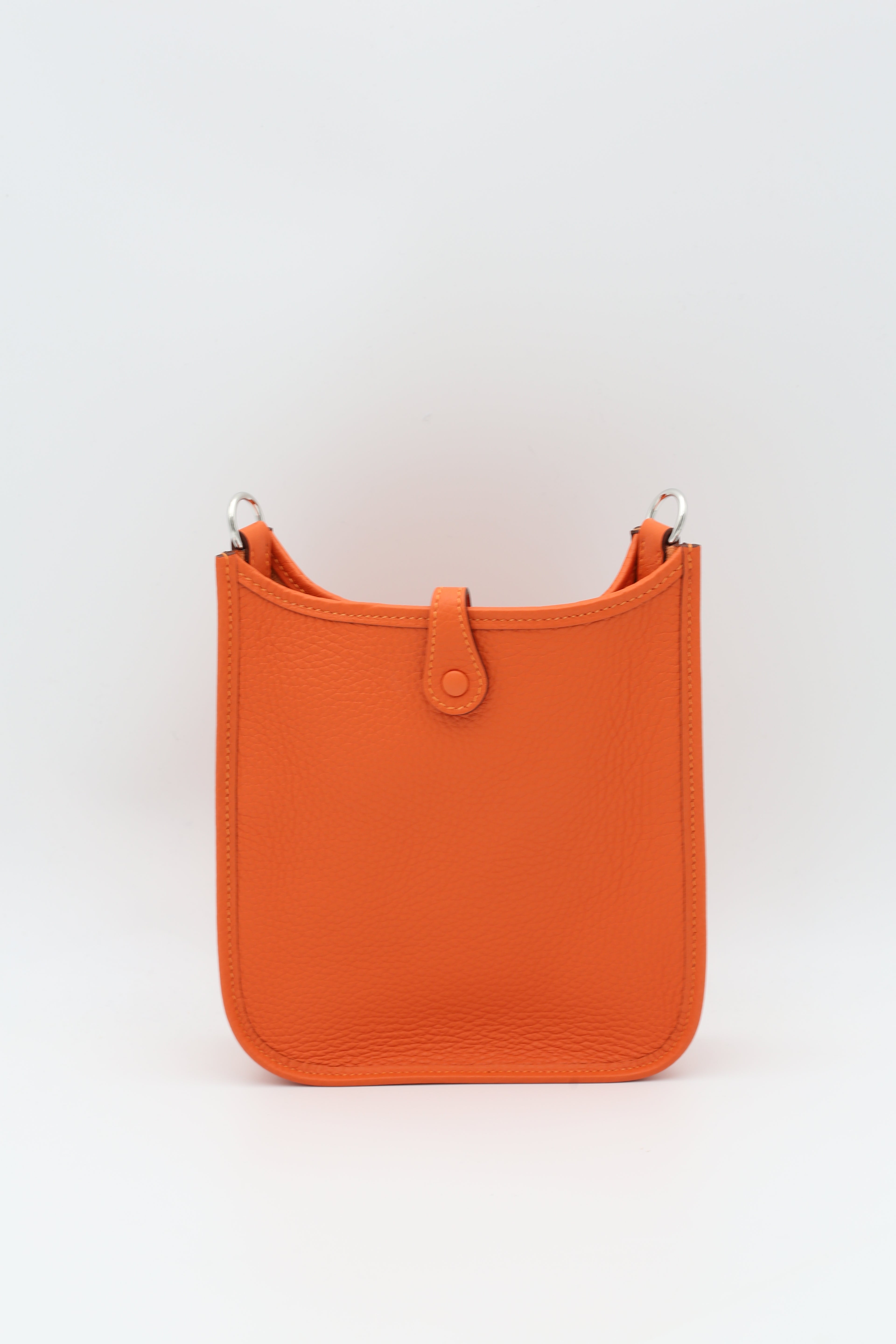 HERMÈS EVELYN16 ORANGE TAURILLON CLEMENCE G STAMP