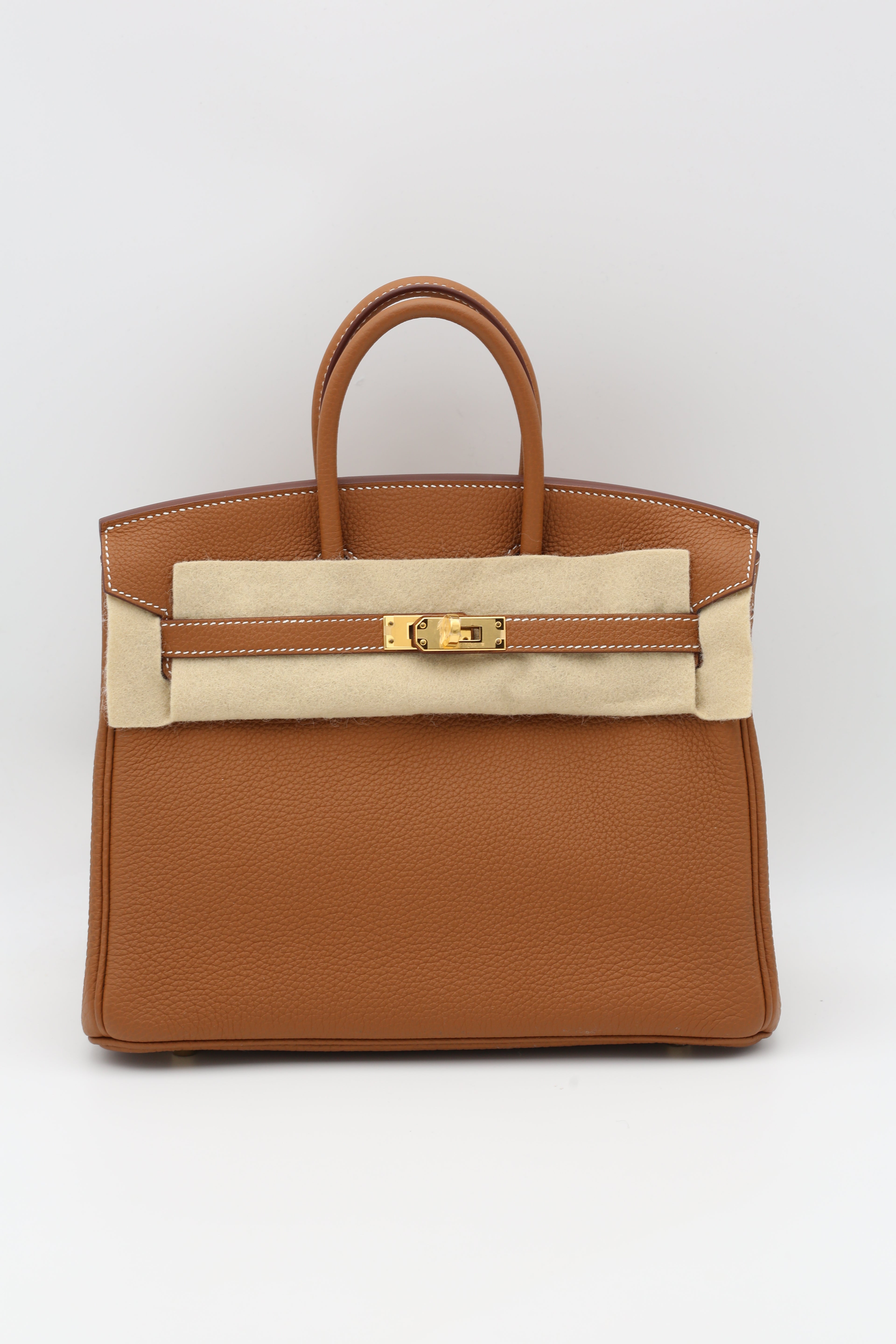 HERMÈS BIRKIN25 GOLD TOGO GOLD HARDWARE Z STAMP