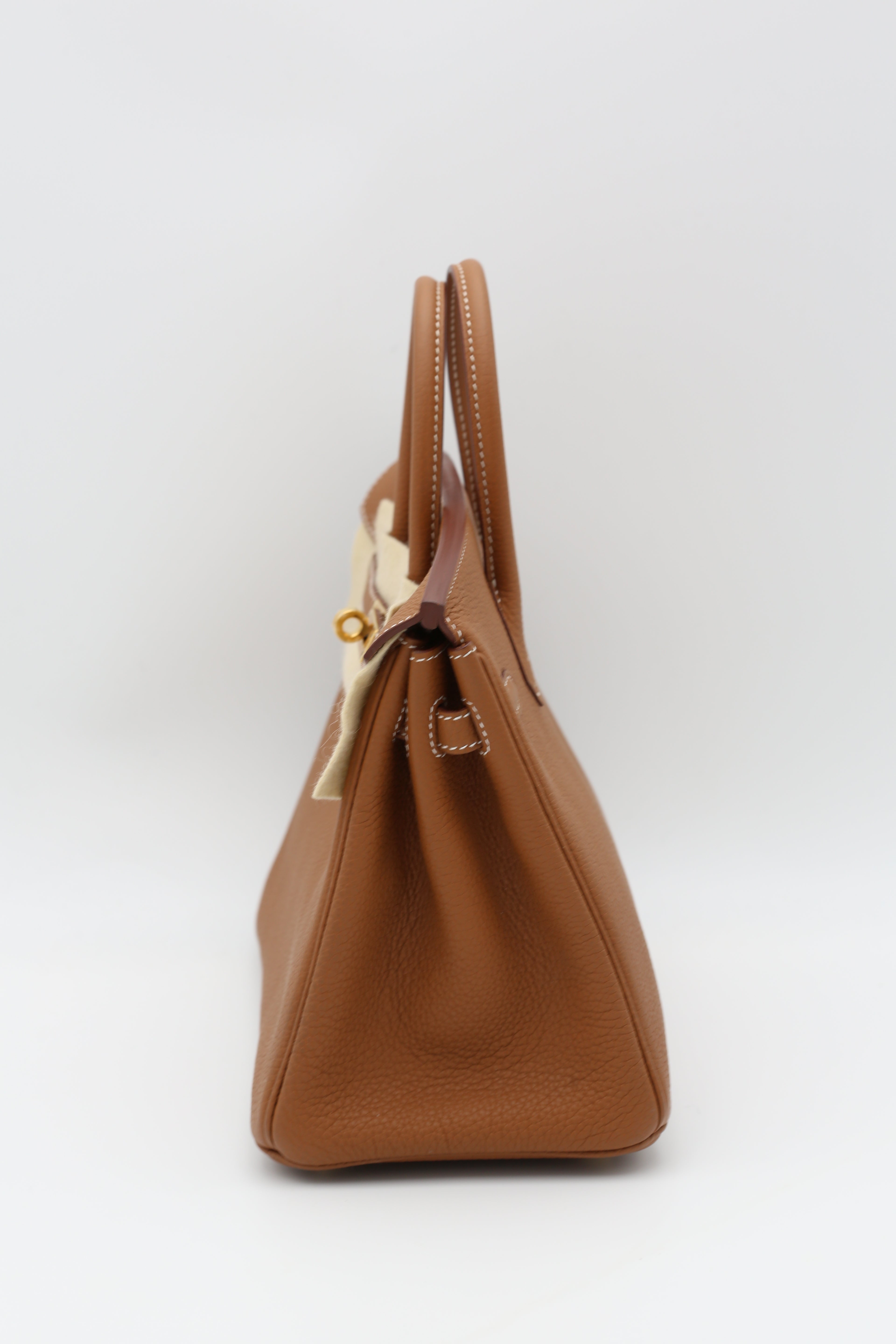 HERMÈS BIRKIN25 GOLD TOGO GOLD HARDWARE Z STAMP